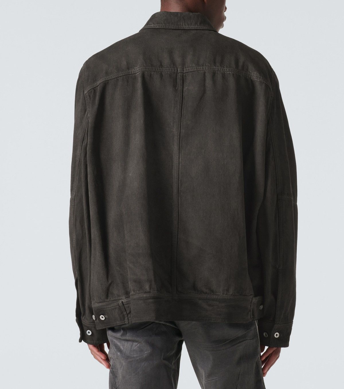 Rick Owens 🔥$3K VALUE🔥Lido Jumbo Workwear Denim Jacket Size US S / EU 44-46 / 1 - 4 Thumbnail