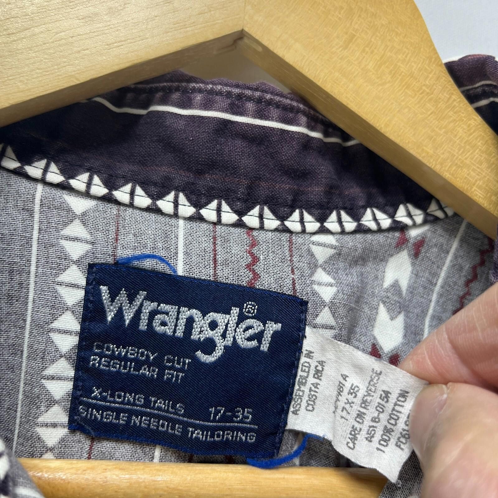 Wrangler Vintage 90s Faded Wrangler Western Button Up Shirt XL Size US XL / EU 56 / 4 - 4 Thumbnail
