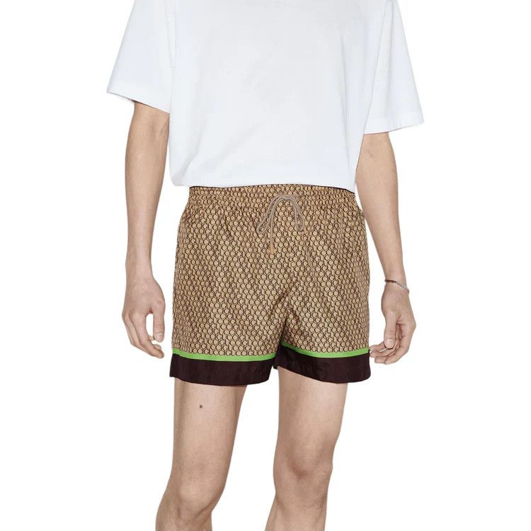 Gucci o1la5ras0426 Allover Gucci Print Nylon Swim Short Size US 36 / EU 52 - 4 Thumbnail
