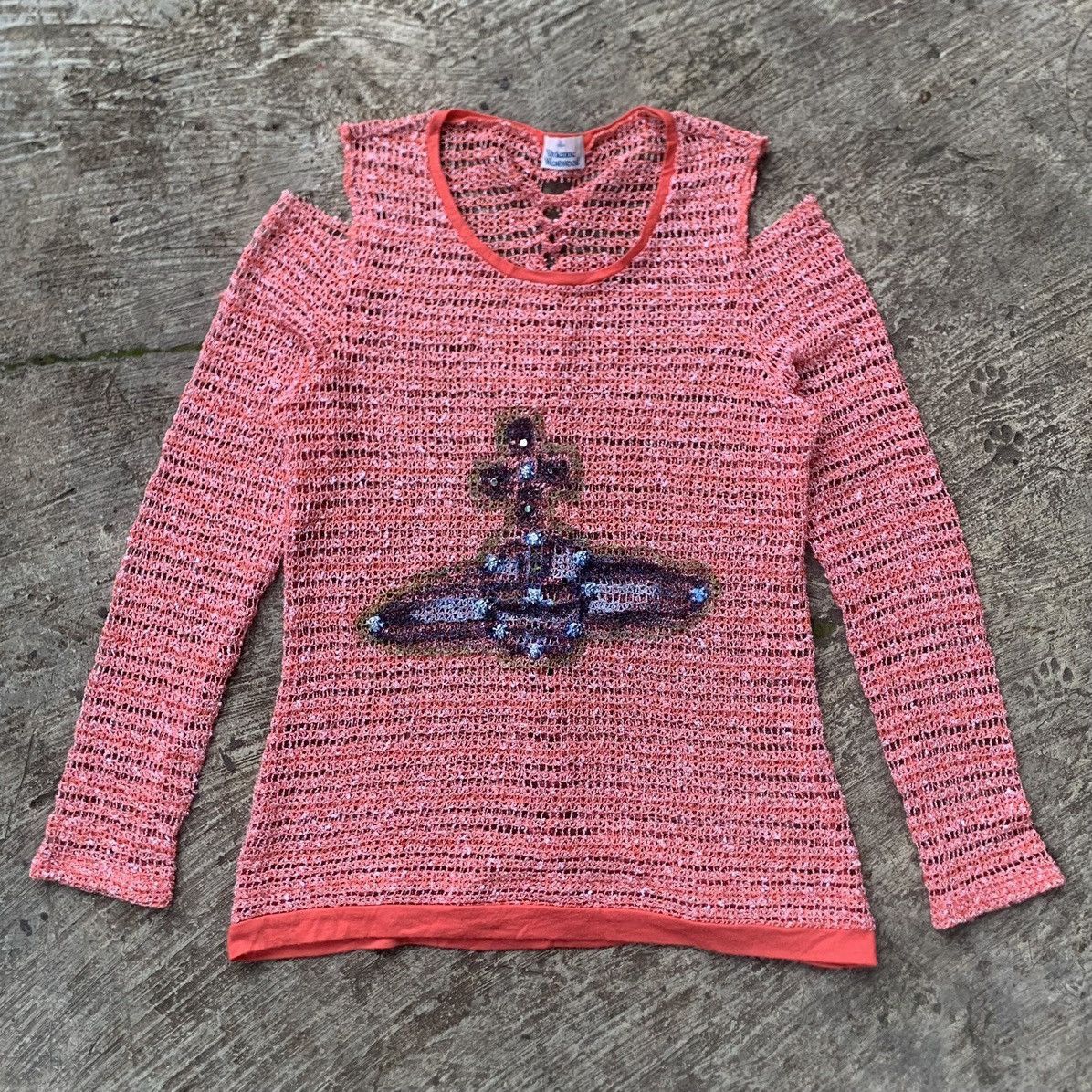 Vivienne Westwood Vintage Vivienne Westwood Fishnet Open Knitted Mesh Medium Size US M / EU 48-50 / 2 - 20 Thumbnail