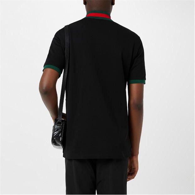 Gucci Web Collar Polo Shirt Size US XL / EU 56 / 4 - 3 Thumbnail