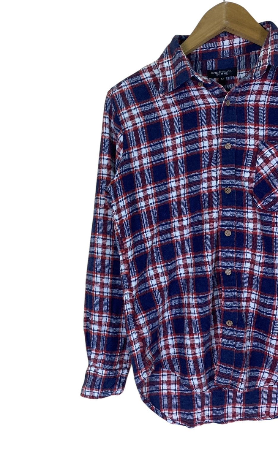 Kansai Yamamoto Kansai Yamamoto Red Flannel Button Ups Size US M / EU 48-50 / 2 - 5 Thumbnail
