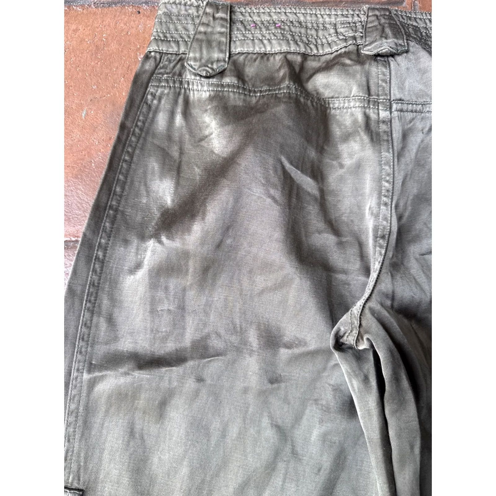 Vintage VINTAGE Z Cavaricii Satin Cargo Jogger Pants Women’s 1 Brown Size 30" / US 8 / IT 44 - 6 Thumbnail