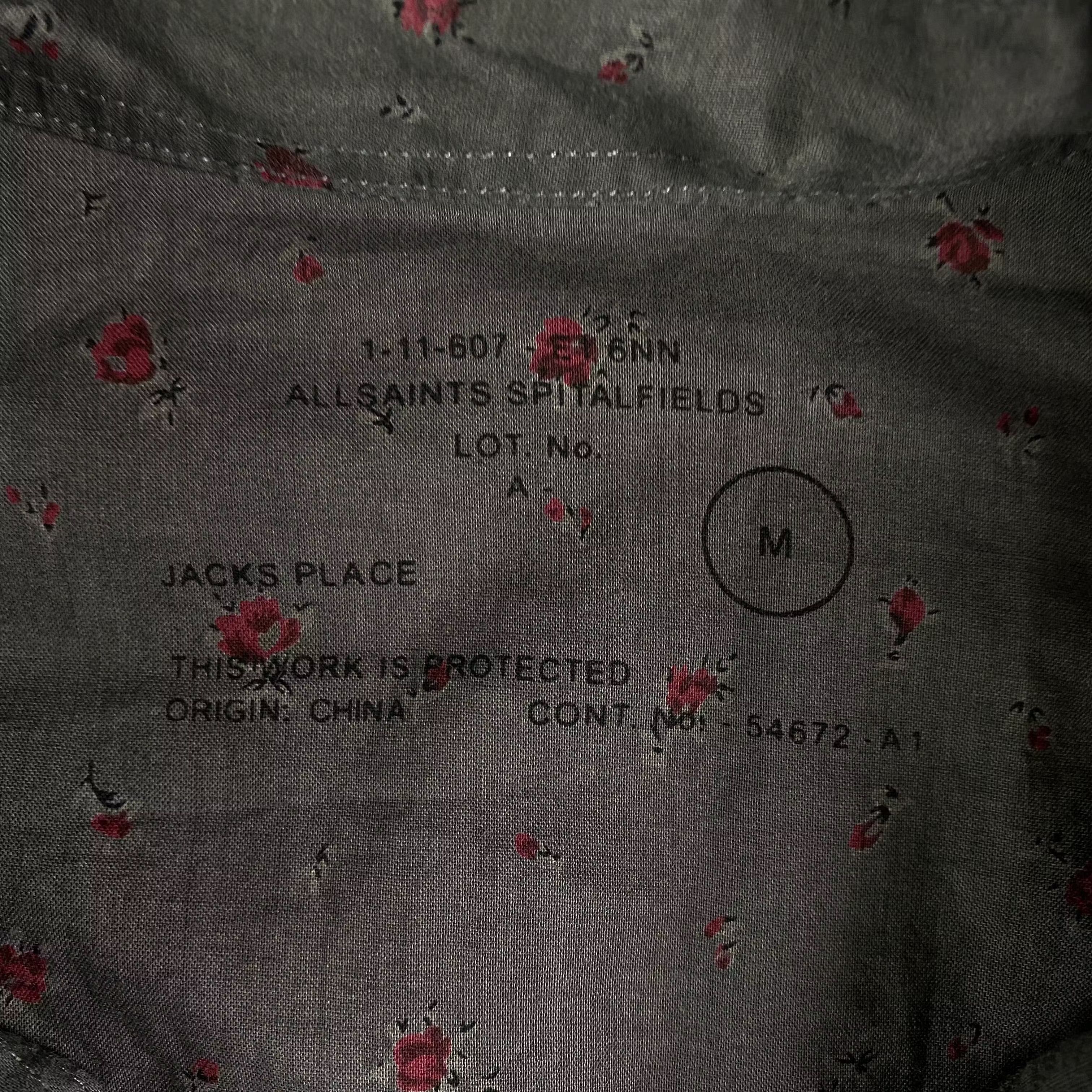 Allsaints Mens Shirt Long Sleeve Allsaints Size M Size US M / EU 48-50 / 2 - 4 Thumbnail