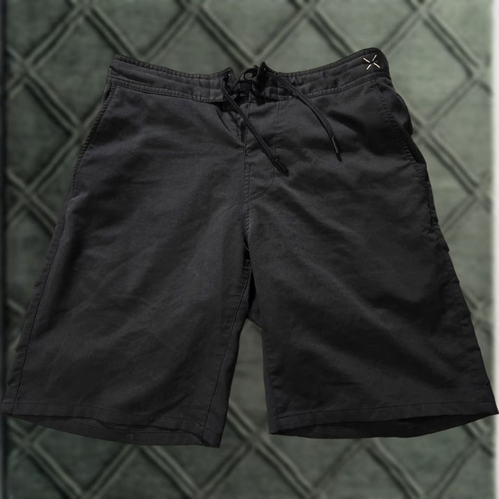 Ten Thousand Ten Thousand Shorts Lined Black Mens Workout Small Elastic Waist Drawstring Size US 31 - 1 Thumbnail
