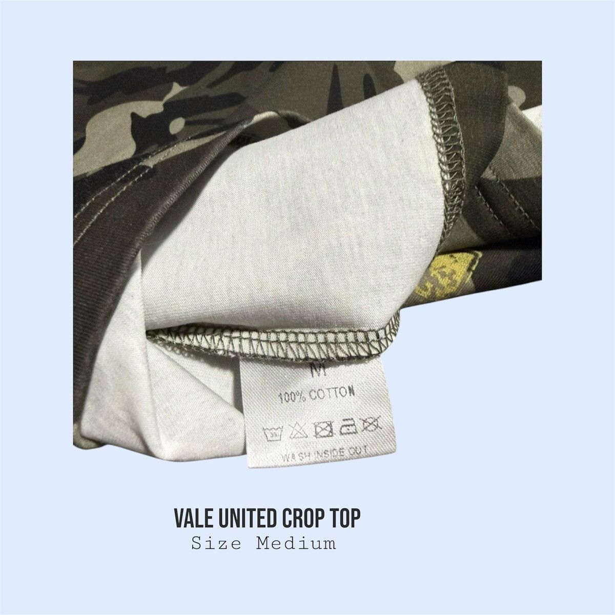 Vale Vale United Crop Top Size M / US 6-8 / IT 42-44 - 5 Thumbnail