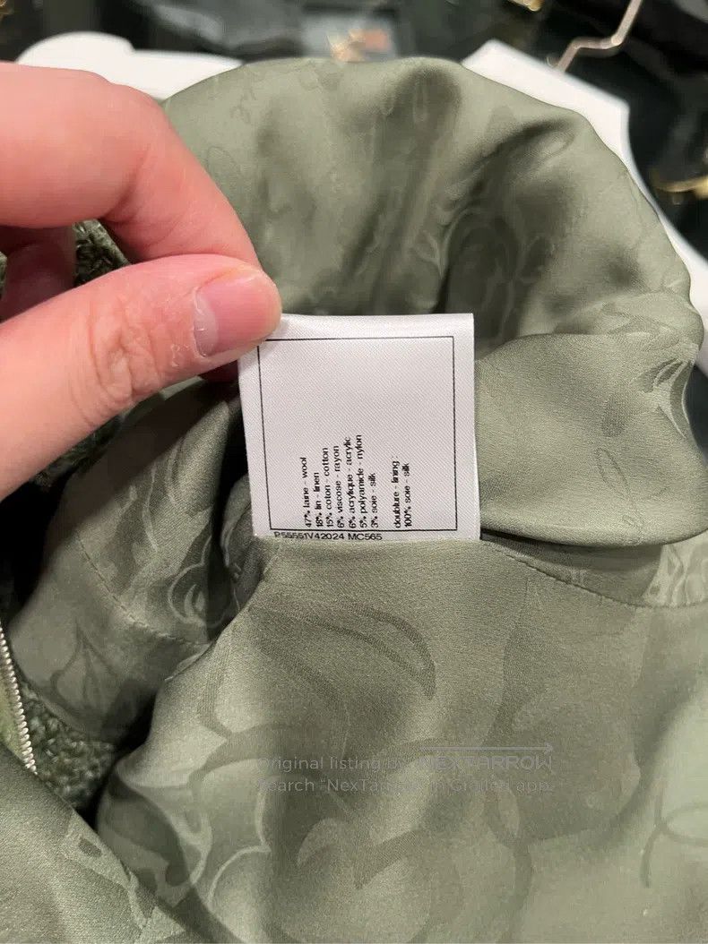 Chanel Chanel Cuban Series Green Zippered Coat Size M / US 6-8 / IT 42-44 - 7 Thumbnail