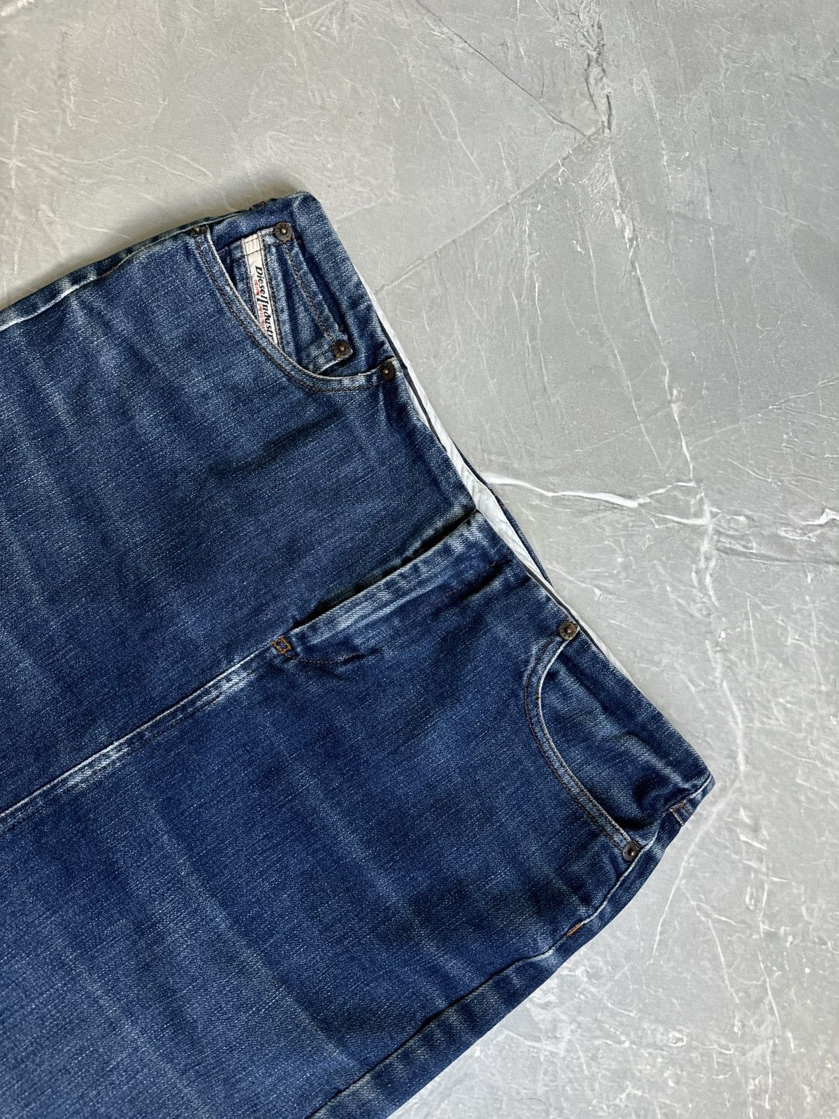 Diesel Vintage Diesel Low Waist Midi Skirt Denim Size 30" / US 8 / IT 44 - 6 Thumbnail