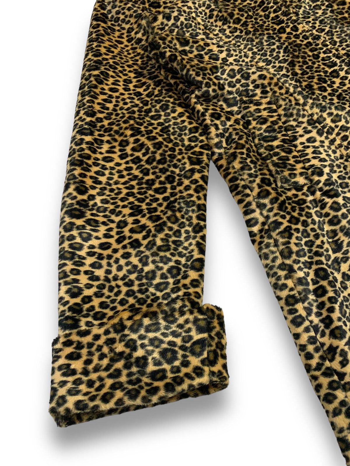 Japanese Brand Japanese Brand Leopard Pattern Faux Fur Hooded Jacket Size M / US 6-8 / IT 42-44 - 11 Thumbnail