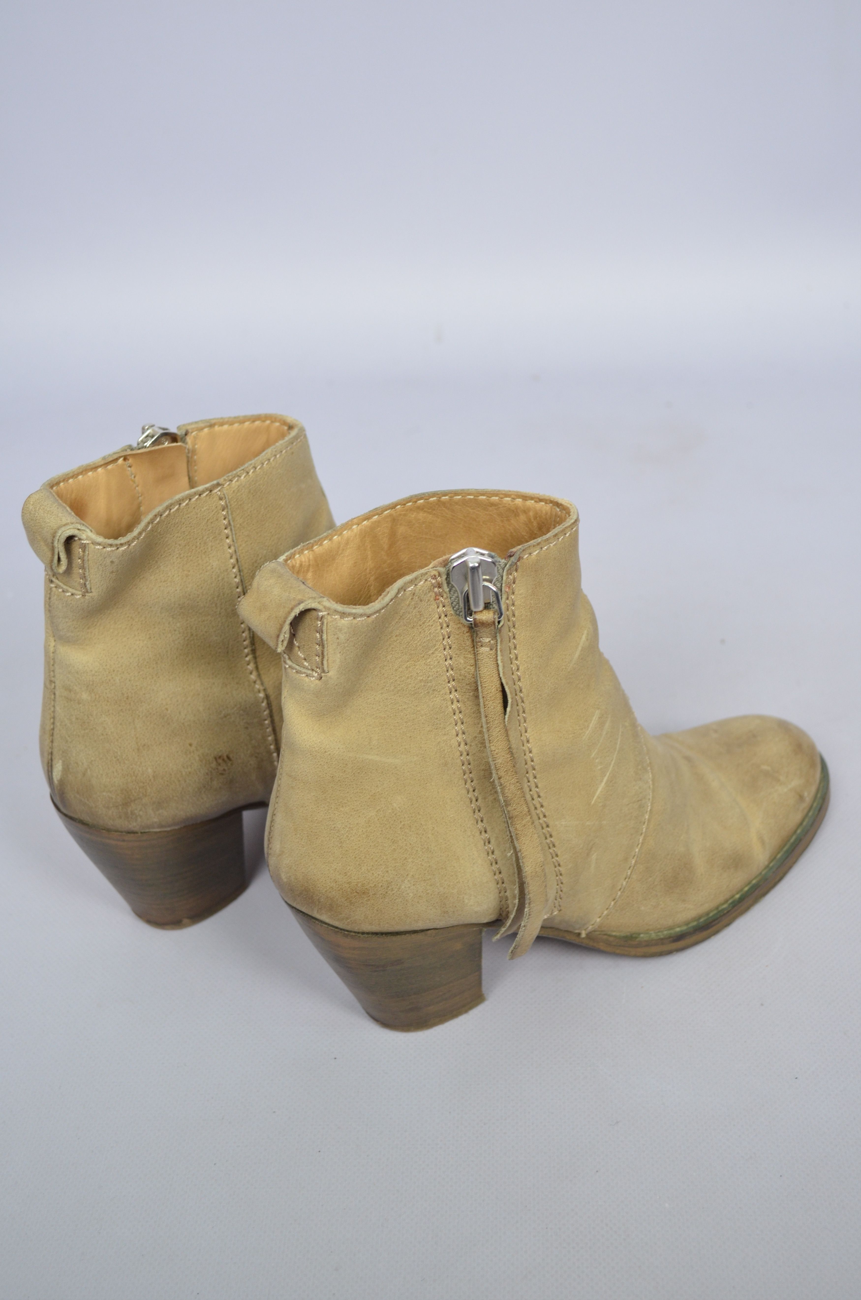 Acne Studios × Designer Acne Studios Pistol Side Zip Ankle Heel Boots Size 37/US7 Size US 7 / IT 37 - 5 Thumbnail