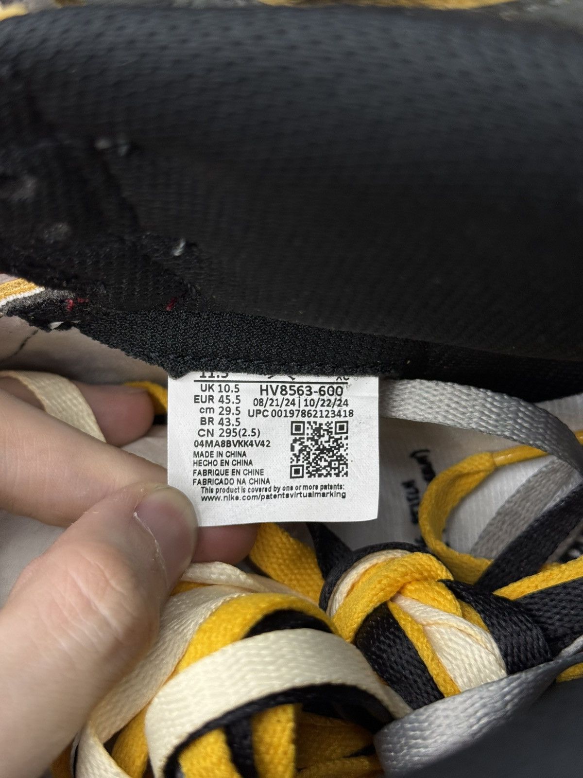 Jordan Brand × Nike Nike Jordan 1 Union (HV8563-600) Size 11.5 (NEW) Size US 11.5 / EU 44-45 - 19 Thumbnail
