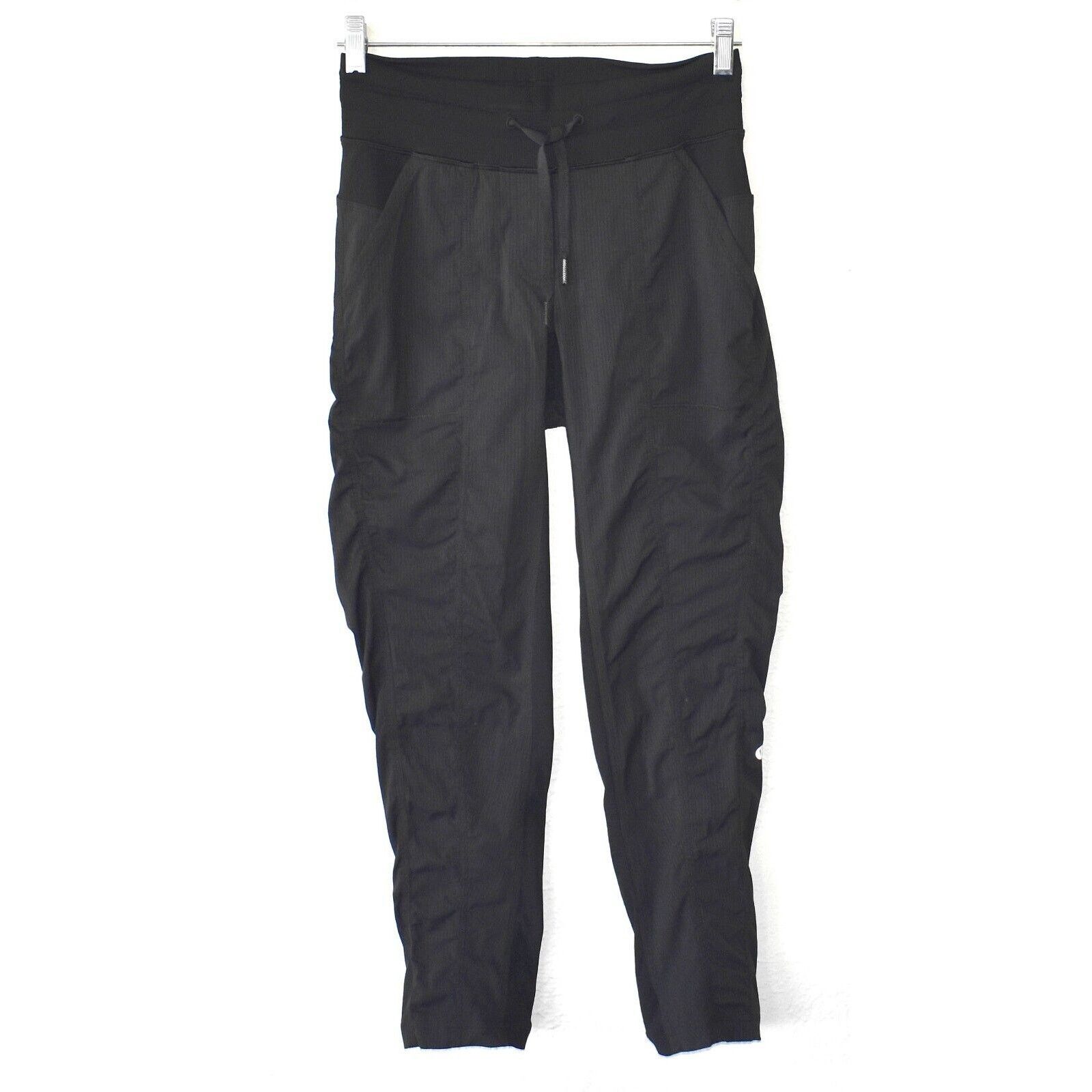 Lululemon B2 NEW LULULEMON ATHLETICA Black Elastic Panels Pants Size 4 Size 27" / US 4 / IT 40 - 1 Thumbnail