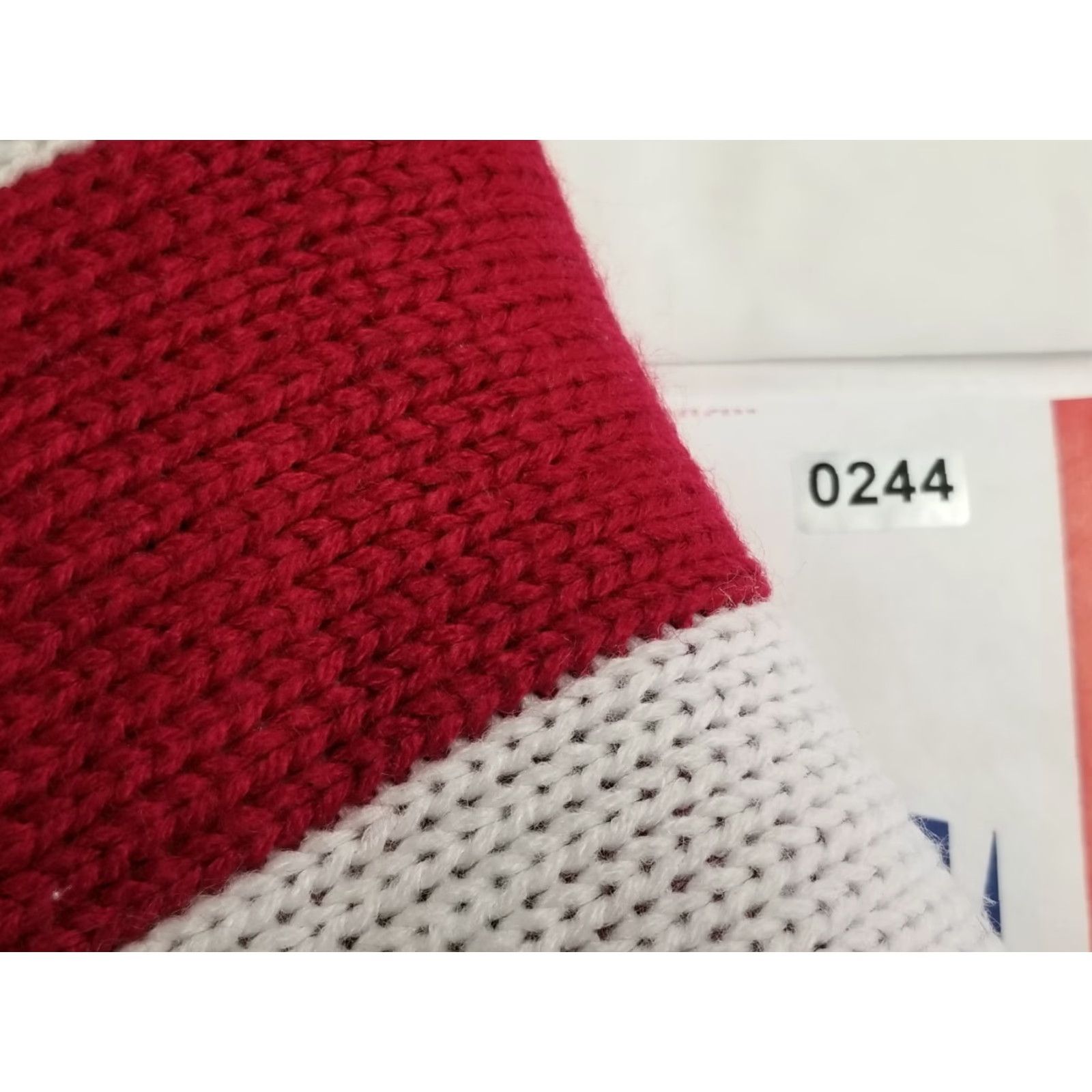 Vintage American Flag Scarf Knit Red White Blue Stars Stripes Patriotic 4th Of July Size ONE SIZE - 6 Thumbnail
