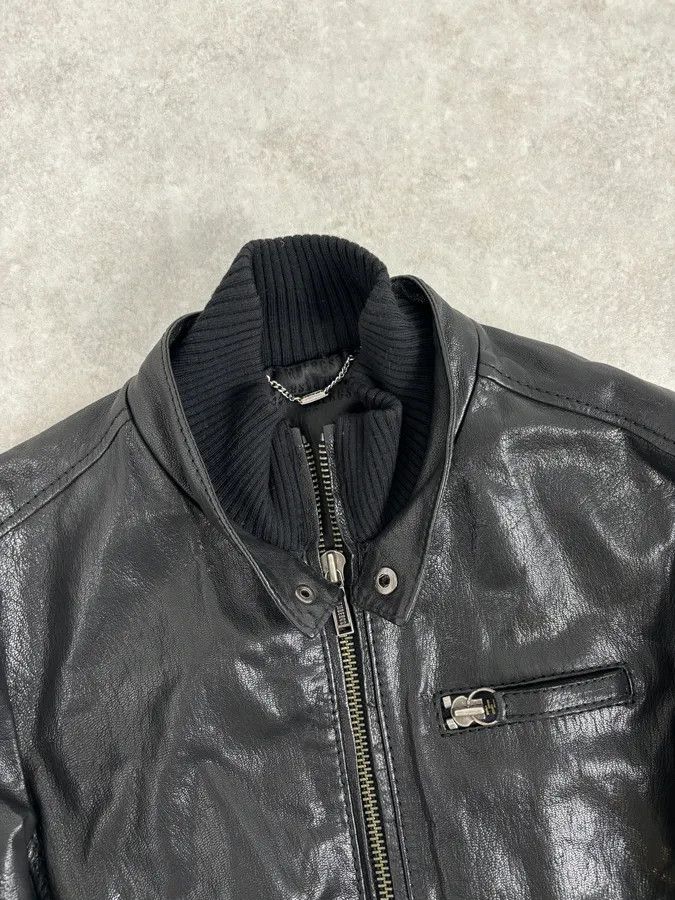 Dirk Bikkembergs AW2008 Dirk Bikkembergs Black Premium Mafia Leather Jacket Size US M / EU 48-50 / 2 - 4 Thumbnail