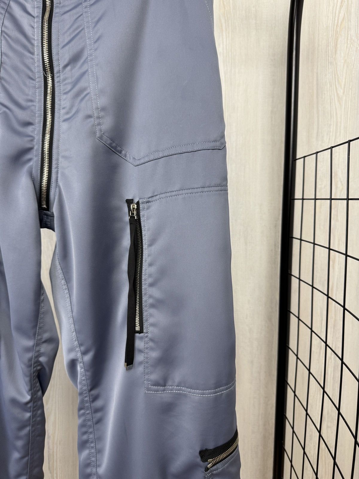 Japanese Brand SS20 TAAKK MULTI ZIPPER NYLON Grey-Blue PANTS y2k cargo Size US 32 / EU 48 - 5 Thumbnail