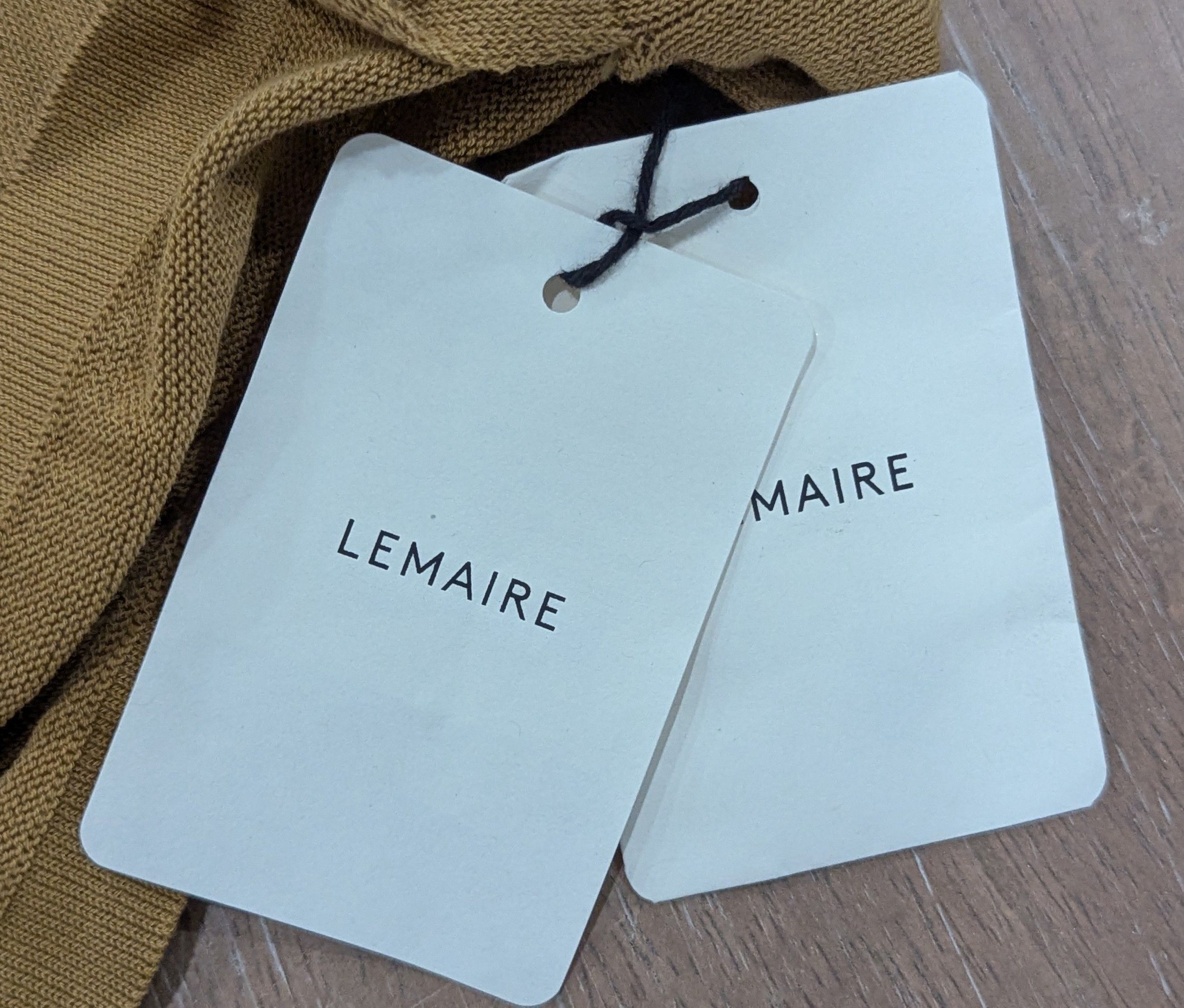 Lemaire LEMAIRE Button Front Cotton Knit Polo Shirt Mustard Medium Size US M / EU 48-50 / 2 - 5 Thumbnail