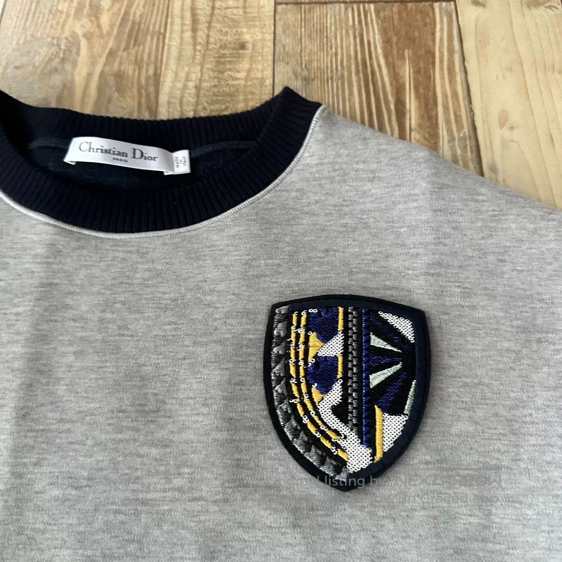 Dior dior embroidered space cotton short sleeve sweatshirt. Size US M / EU 48-50 / 2 - 5 Thumbnail