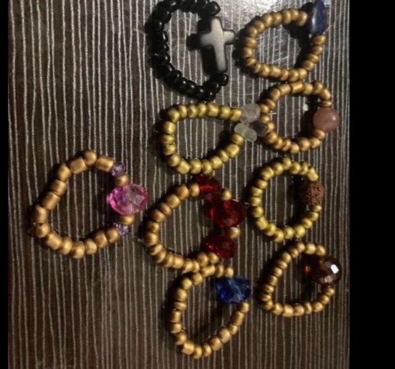 Other Beaded statement rings Size ONE SIZE - 1 Thumbnail