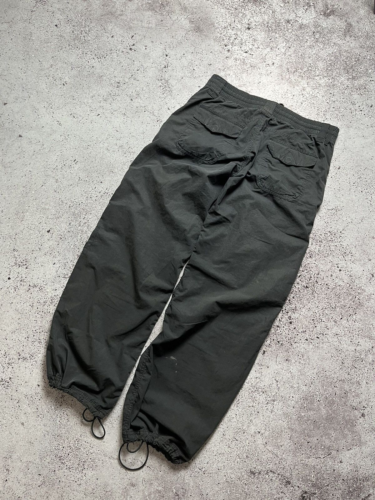 Nike × Vintage 🏔️Vintage Nike Track Cargo Pants Nylon Drill Y2K style Swoosh Size US 32 / EU 48 - 2 Thumbnail