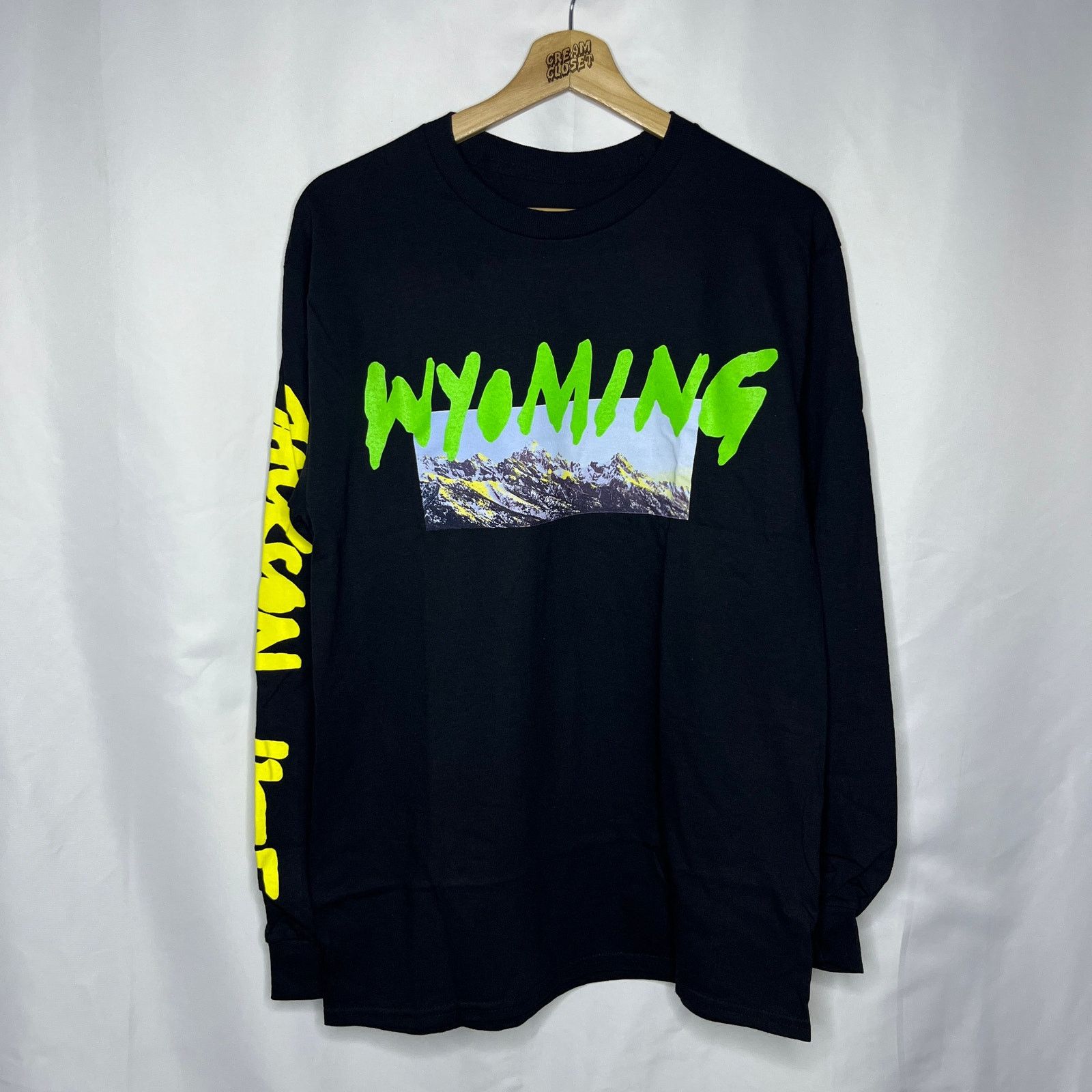 Kanye West × Yeezy Size 2 Yeezy Vultures Long T Black Tee Shirt 