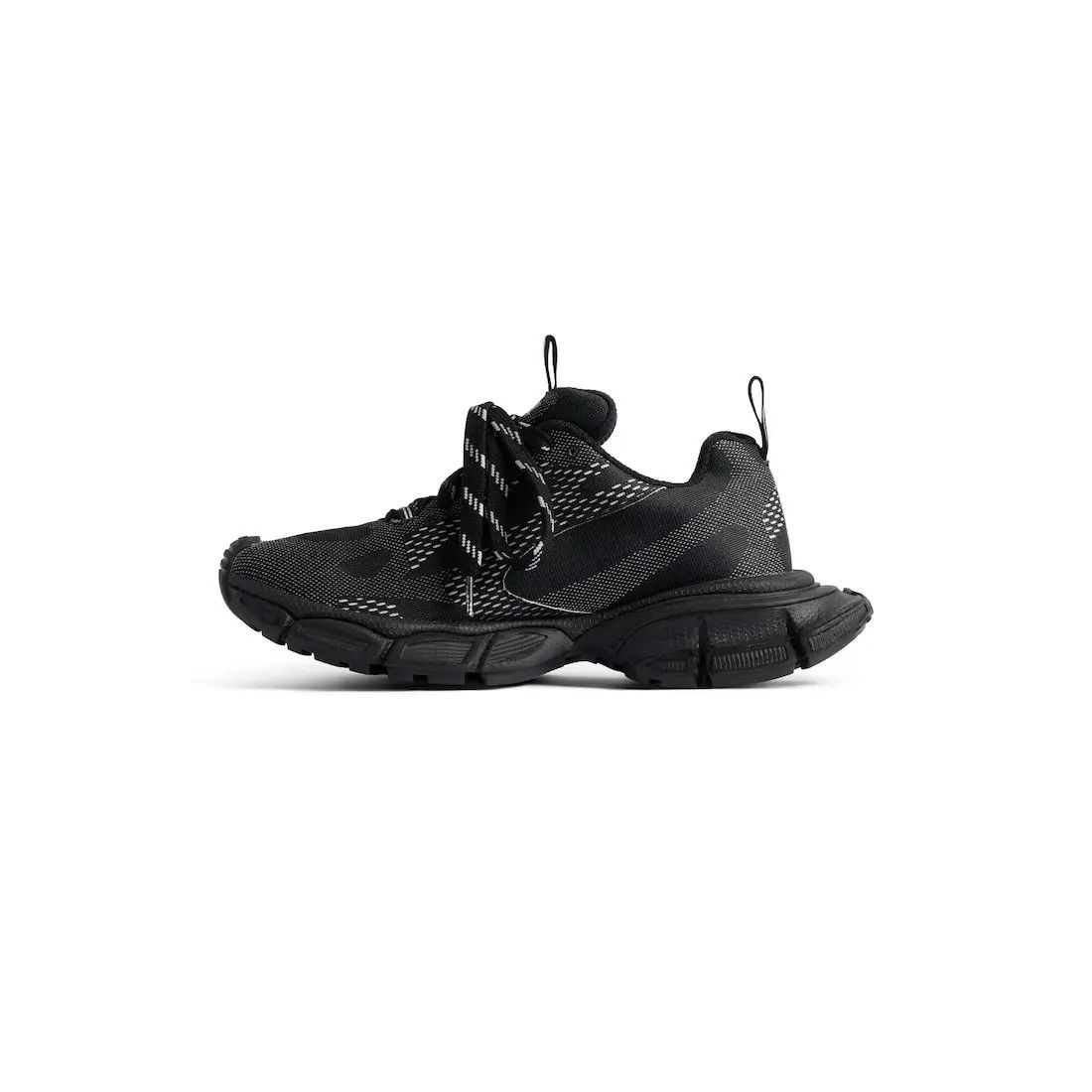 Balenciaga o1mt1gz1125 Under Armour® 3XL Knit Sneakers in Black Size US 11 / EU 44 - 5 Thumbnail