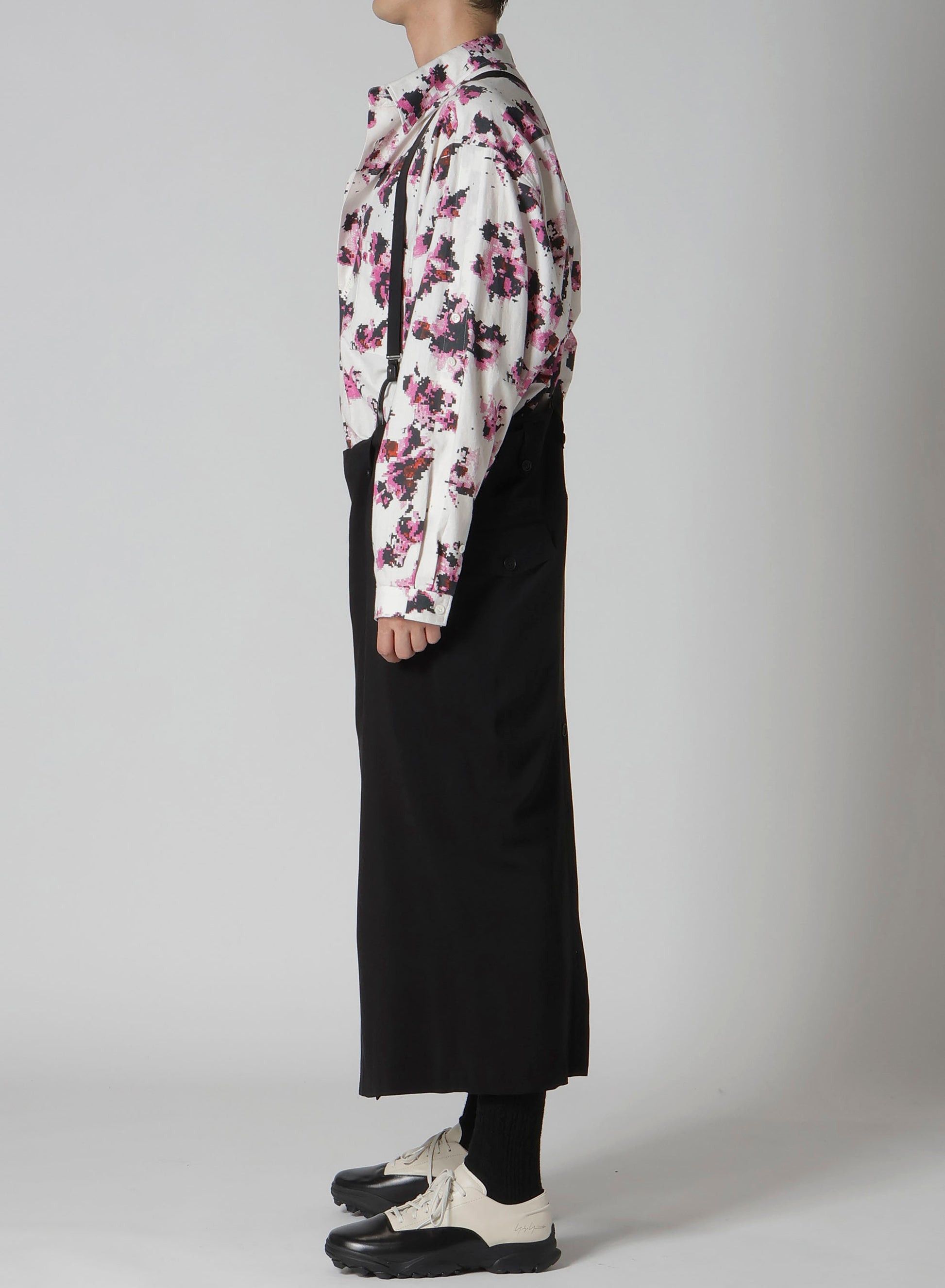 Yohji Yamamoto Yohji Yamamoto Pour Homme Cu/Ry/S GABARDINE YORK PANEL SKIRT Size US 32 / EU 48 - 8 Thumbnail
