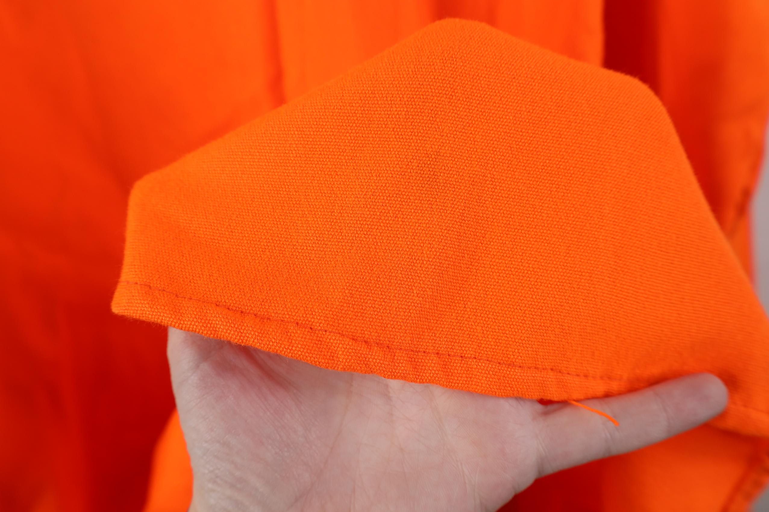 Vintage Vintage 80s 90s Hunting Collared Button Shirt Blaze Orange Size US XXL / EU 58 / 5 - 14 Thumbnail
