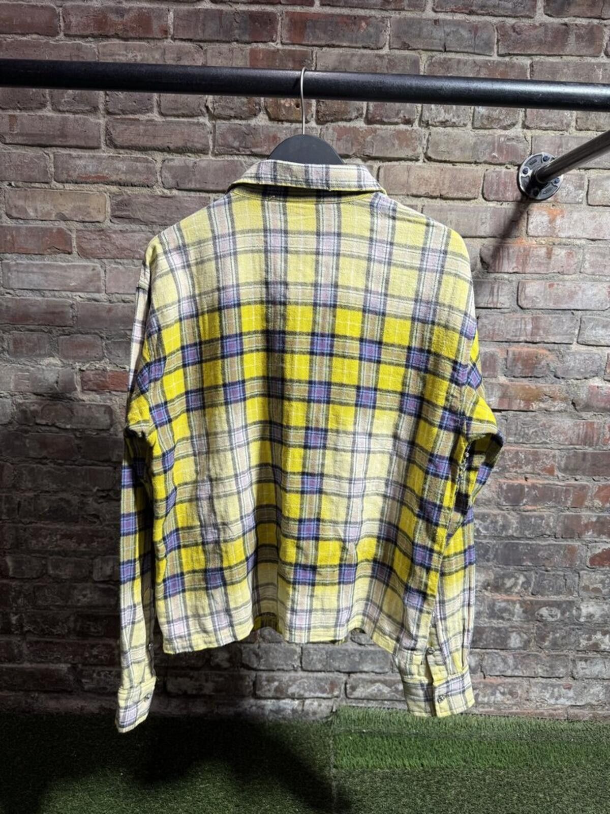 Other Vale State Yellow Flannel Sz. S Size ONE SIZE - 2 Thumbnail