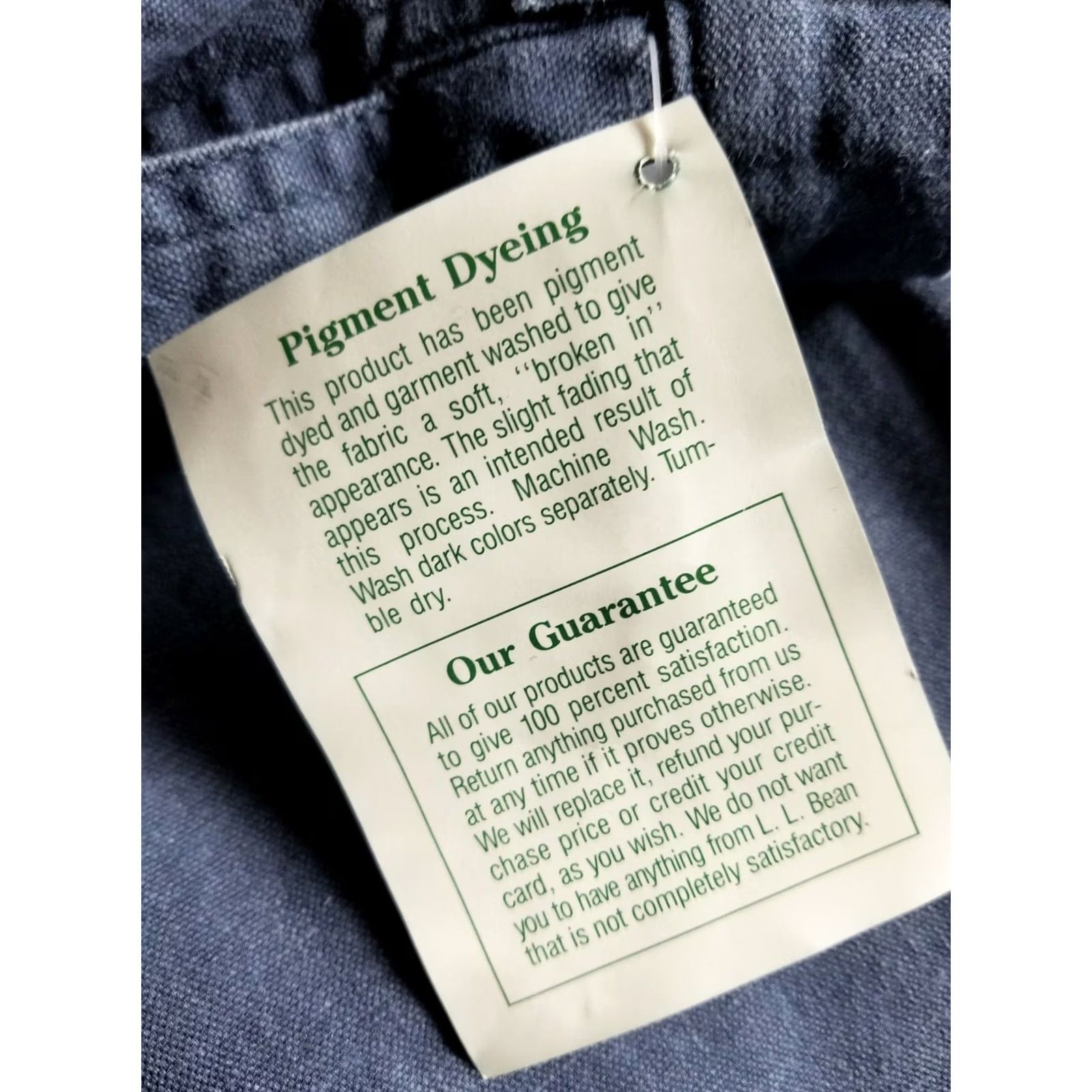Vintage VINTAGE LL Bean Rangeley Camping Pants 42W 32L talon zipper Blue 100% Cotton Pants Mens Size US 42 / EU 58 - 4 Thumbnail