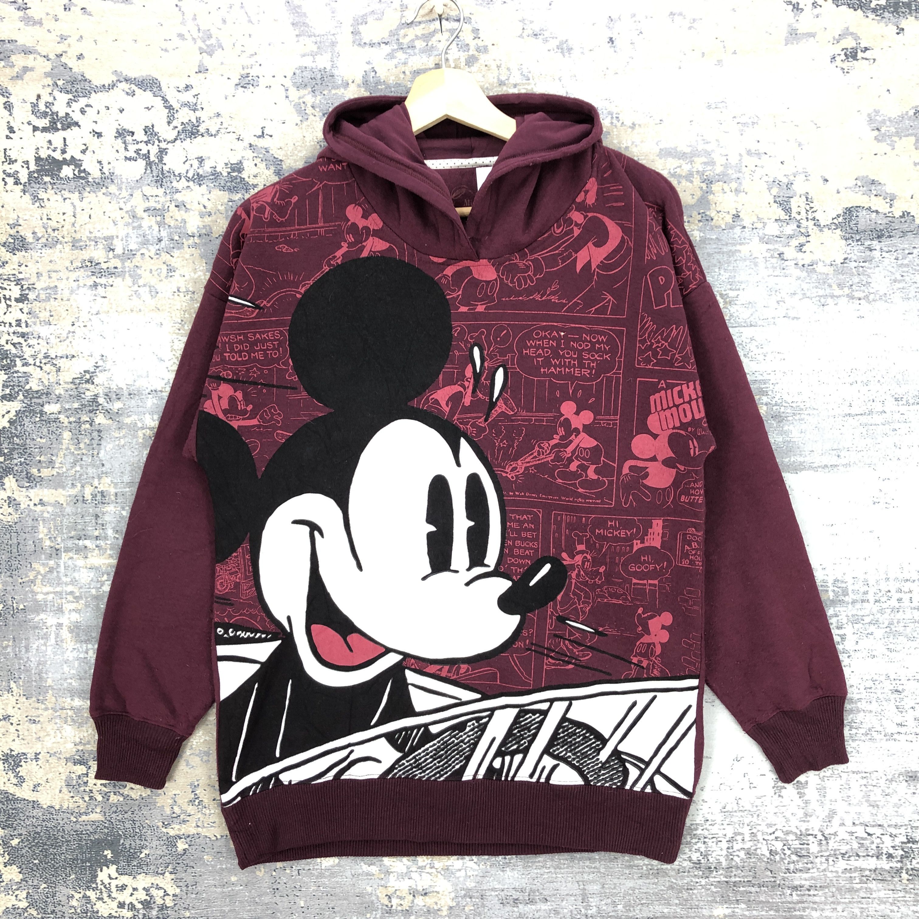 Cartoon Network × Disney × Vintage Y2K Mickey Mouse Sweatshirt Hoodie Disney Cartoon Sweater Size US M / EU 48-50 / 2 - 1 Thumbnail