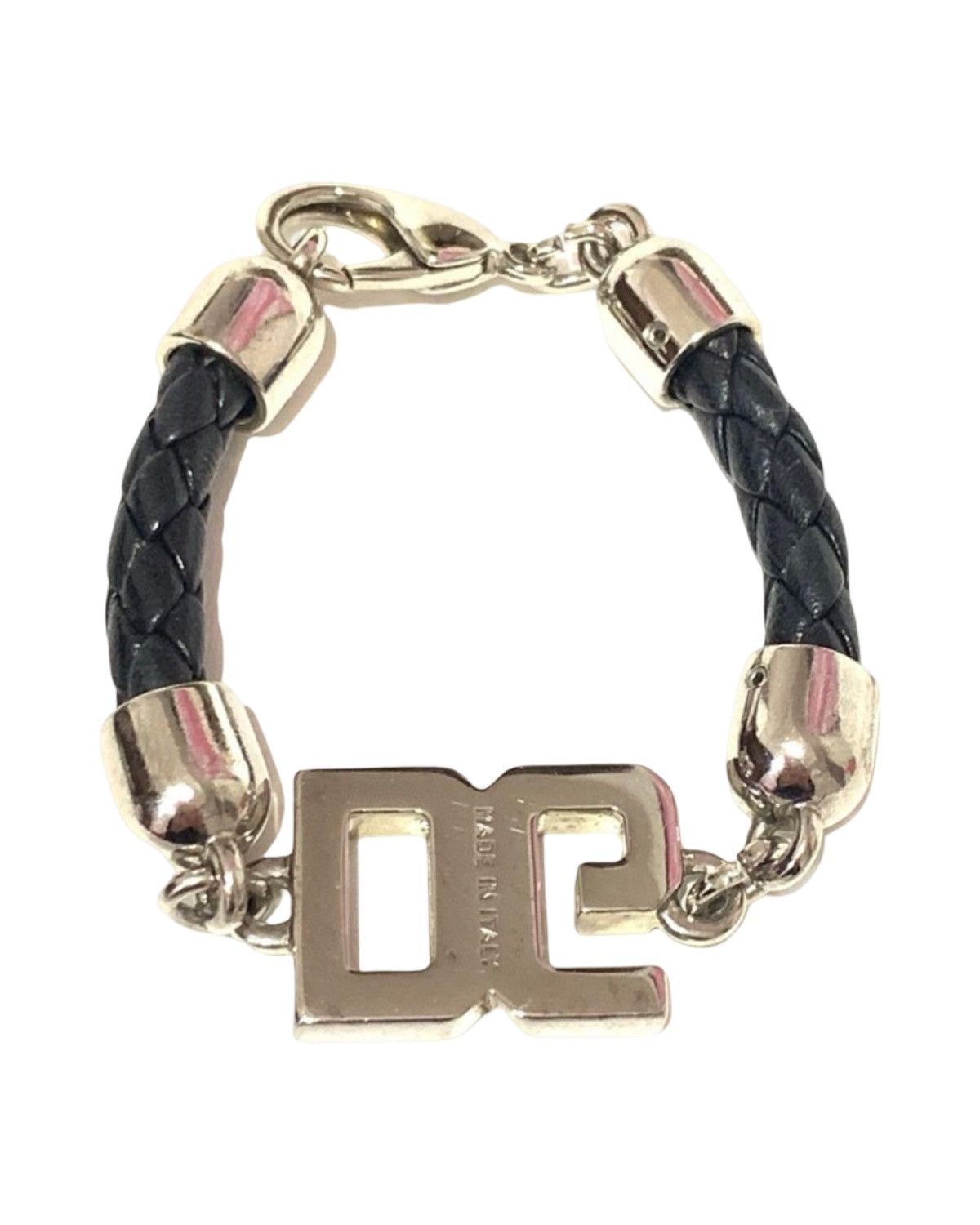 Dolce & Gabbana Dolce & Gabbana Steel Braided Logo Bracelet Size ONE SIZE - 1 Thumbnail