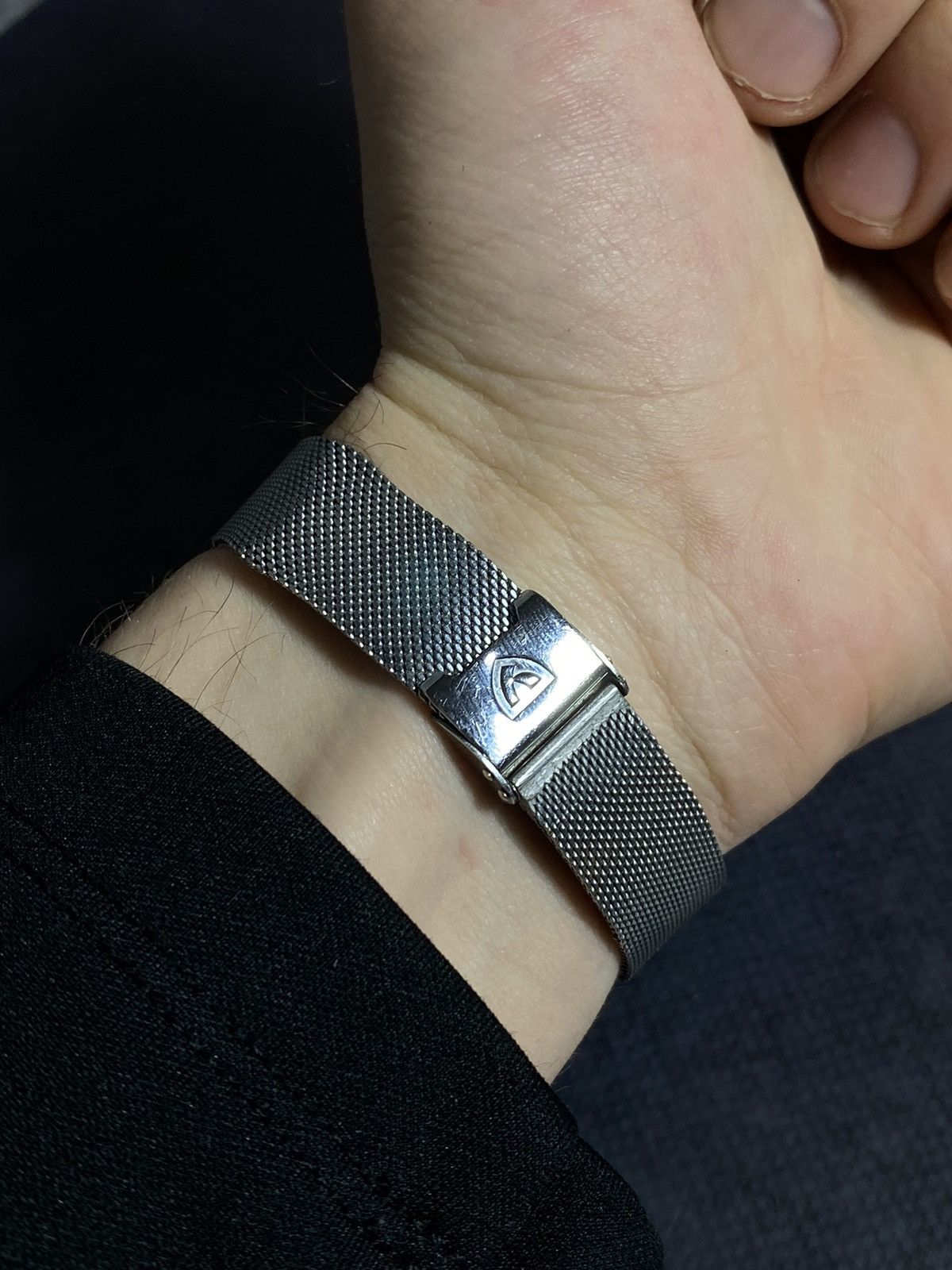 Jewelry Vintage Luch Watch with Mesh Strap - Soviet Era Size ONE SIZE - 3 Thumbnail