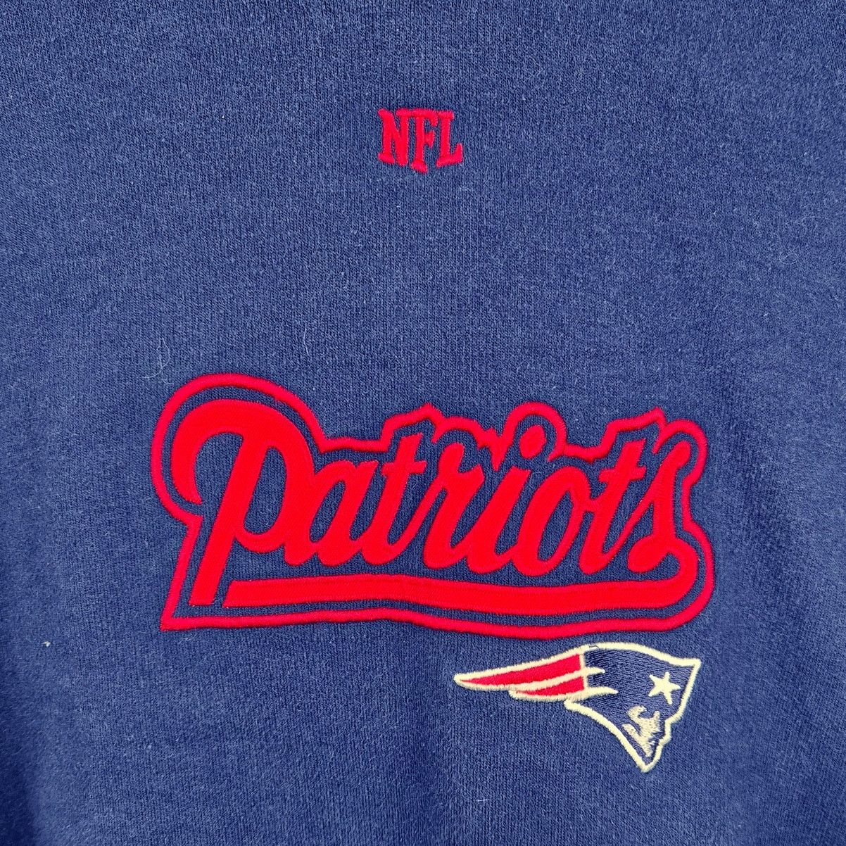 NFL New England Patriots Script Logo Hoodie Sz XL Pullover 2009 Size US XL / EU 56 / 4 - 5 Thumbnail