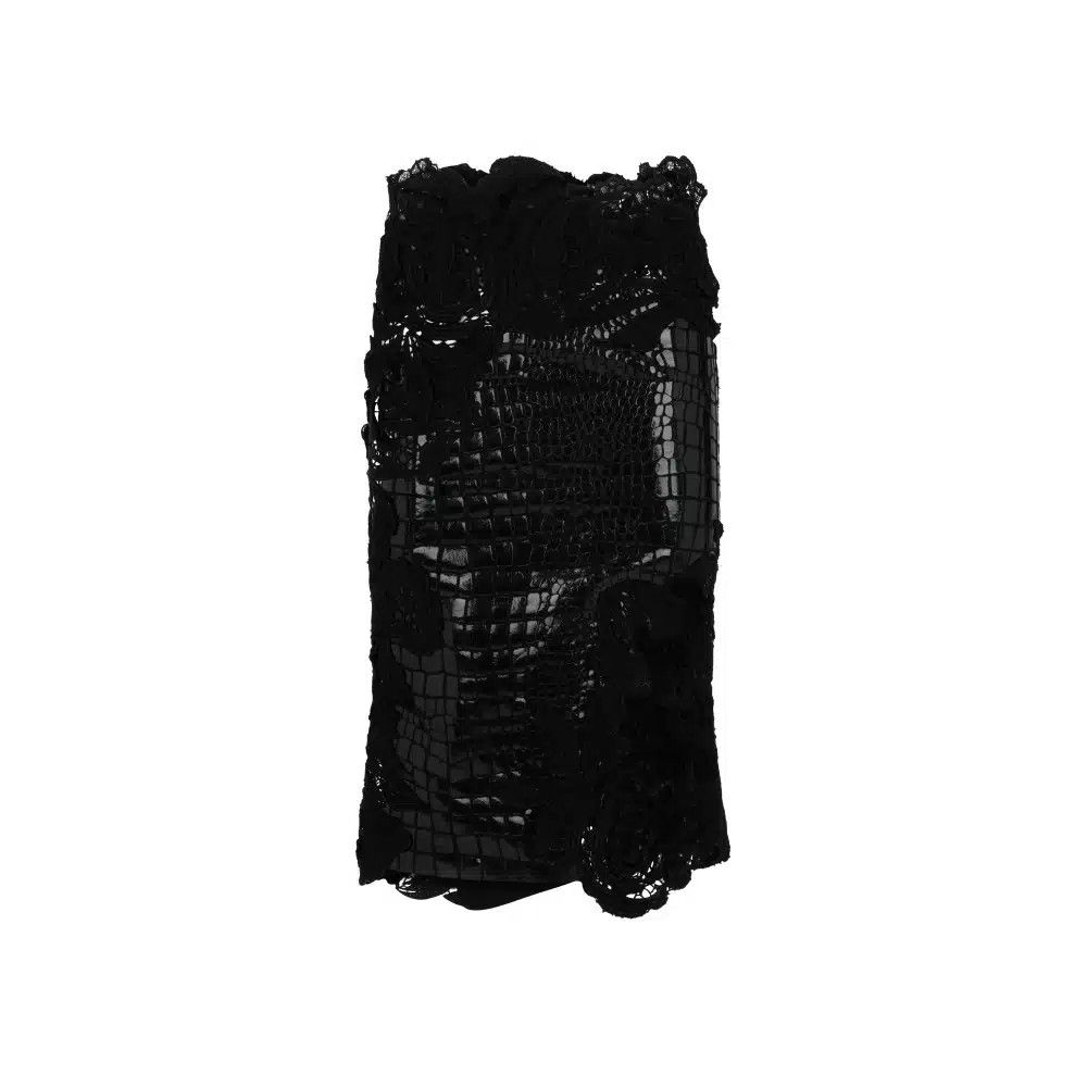 Tom Ford o1loc1c1124 GCL861 Leather Skirt in Black Size 27" / US 4 / IT 40 - 1 Thumbnail