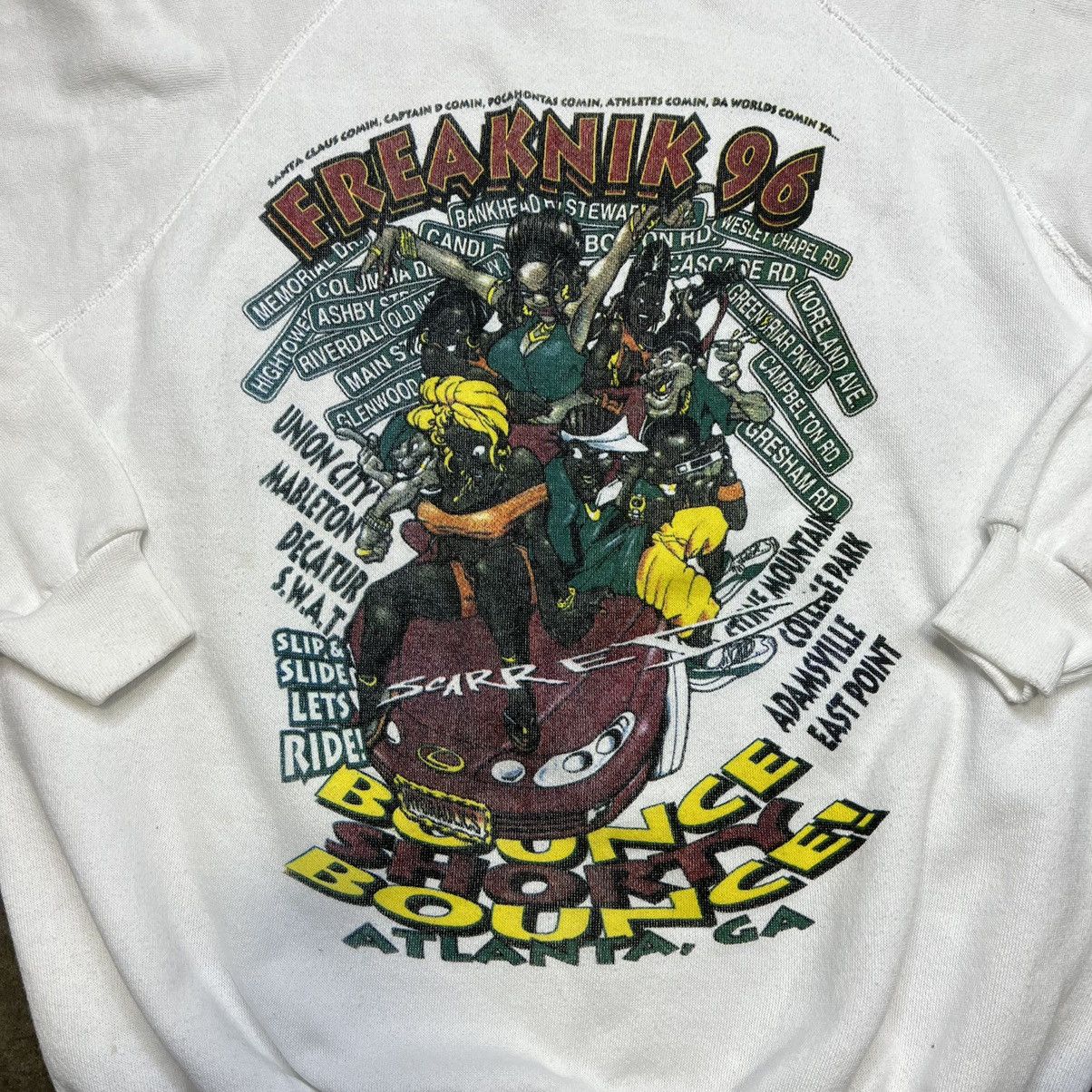 Rap Tees × Vintage Vintage 1996 Freaknik Festival Atlanta Georgia Sweatshirt Size US L / EU 52-54 / 3 - 2 Thumbnail