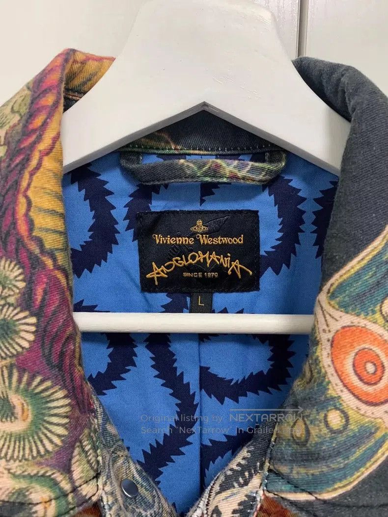 Vivienne Westwood Vivienne Westwood Ocean Print Denim Jacket . Size US L / EU 52-54 / 3 - 3 Thumbnail