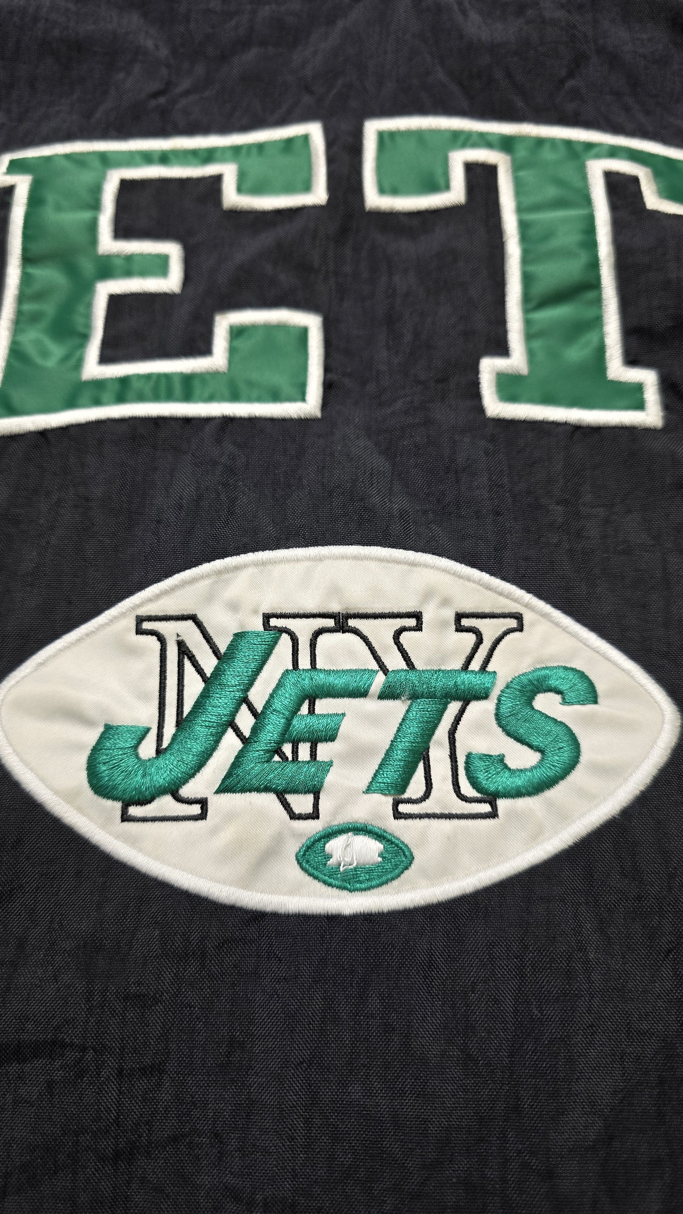 Champion Vintage Champion New York Jets NFL Pullover Jacket Y2K Nylon Size US M / EU 48-50 / 2 - 13 Thumbnail