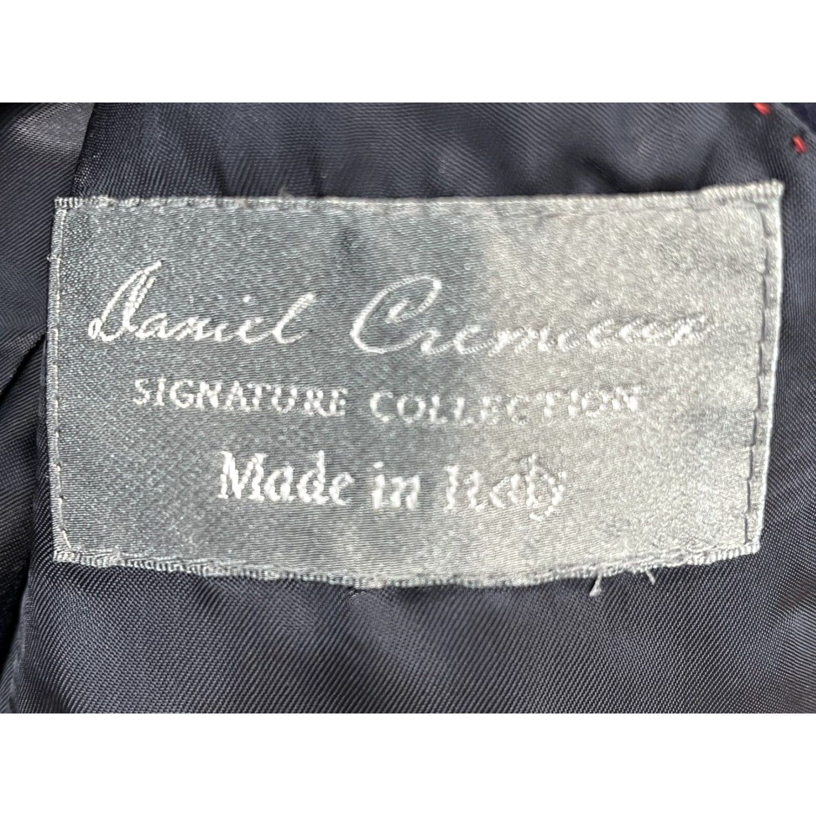 Cremieux Cremieux Loro Piana 39R Mens 2 Button 160's Wool Blazer Suit Coat Navy Size 40R - 7 Thumbnail