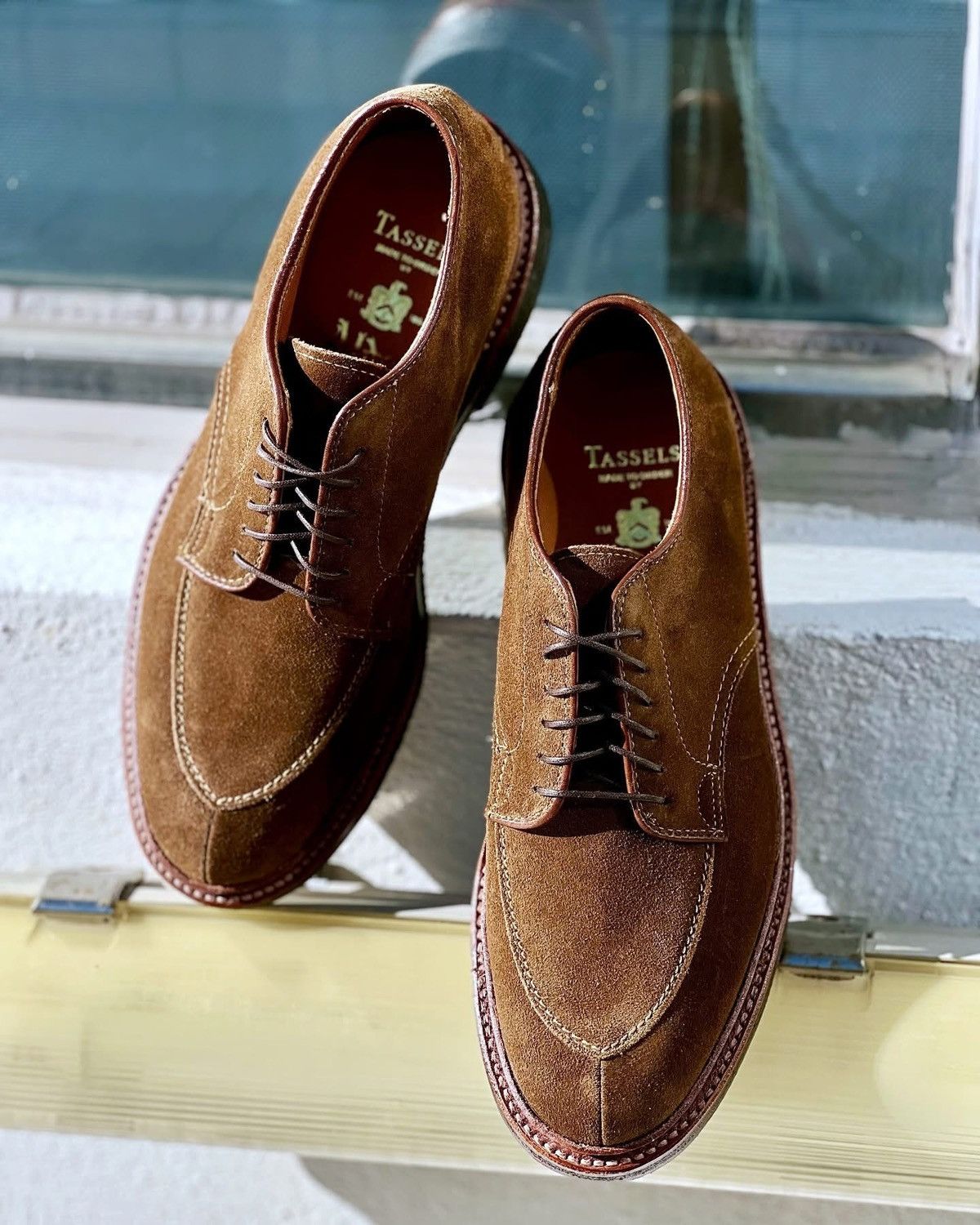 Alden Alden USA MTO Snuff Suede V Top Crepe Sole Shoes Barrie Last Size US 6 / EU 39 - 16 Thumbnail