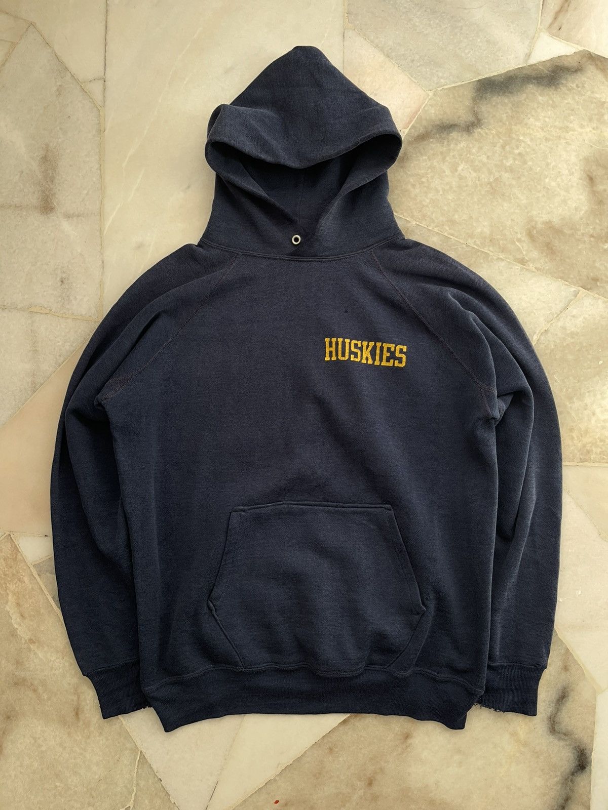 Champion × Vintage Vintage Huskies Washington Distressed Hoodie Size US M / EU 48-50 / 2 - 11 Thumbnail