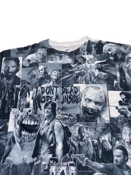 Expert Horror Rare The Walking Dead Fullprint Movie Series Tees Size US XL / EU 56 / 4 - 2 Thumbnail