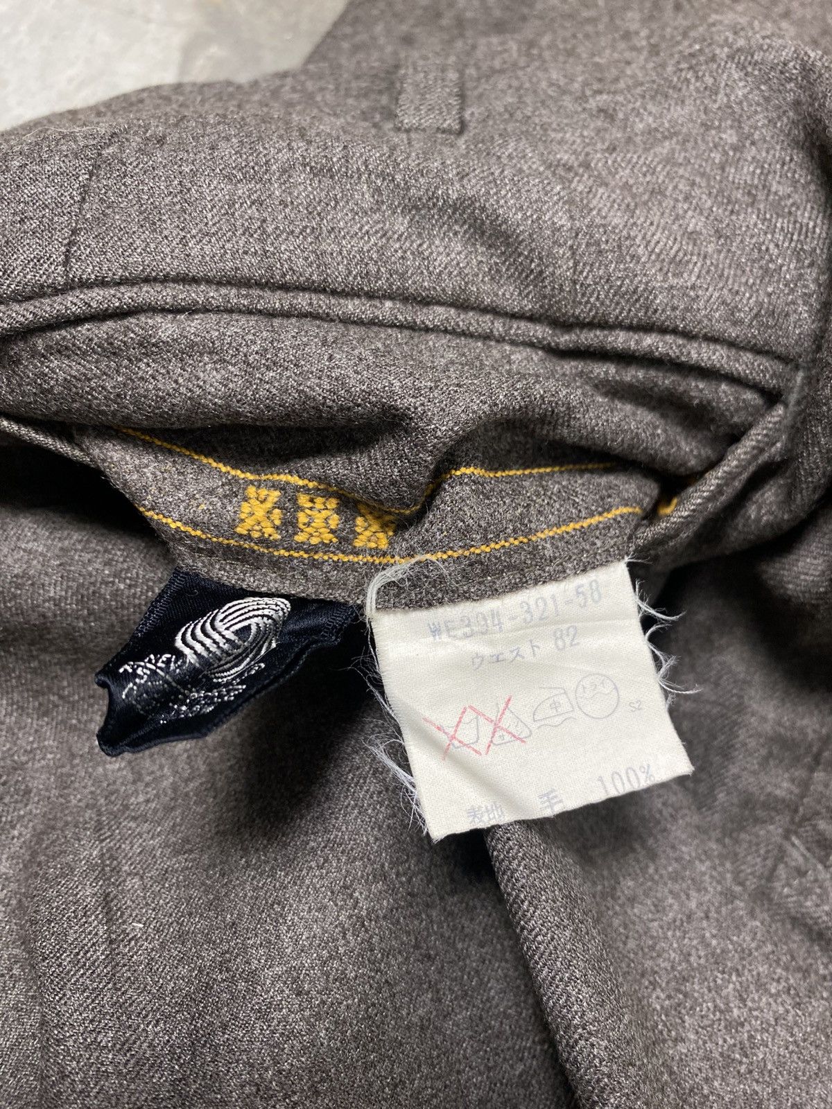 Burberry Vintage 90a Burberry Wool Pants Size US 33 - 16 Thumbnail