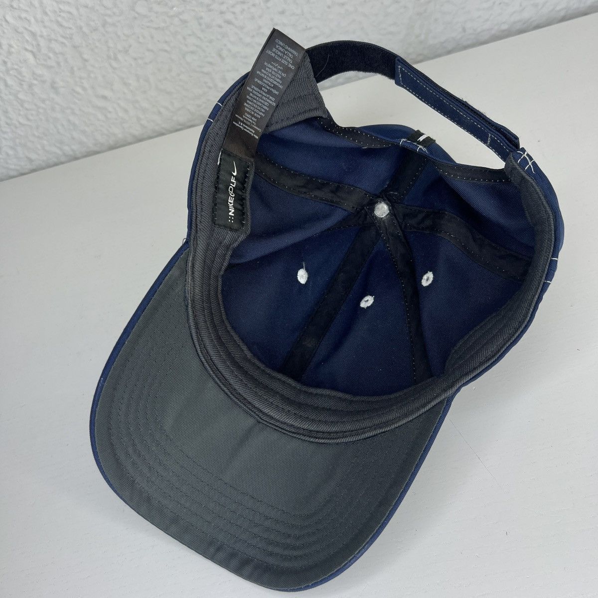 Nike Nike Hat Cap Navy 90s Swoosh Logo Y2K Retro Size ONE SIZE - 5 Thumbnail