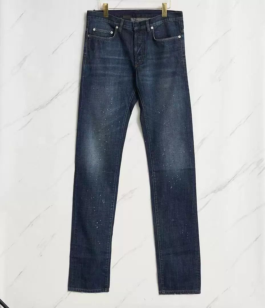 Dior Authentic Dior Men's Splatter Straight Jeans Size US 32 / EU 48 - 1 Thumbnail