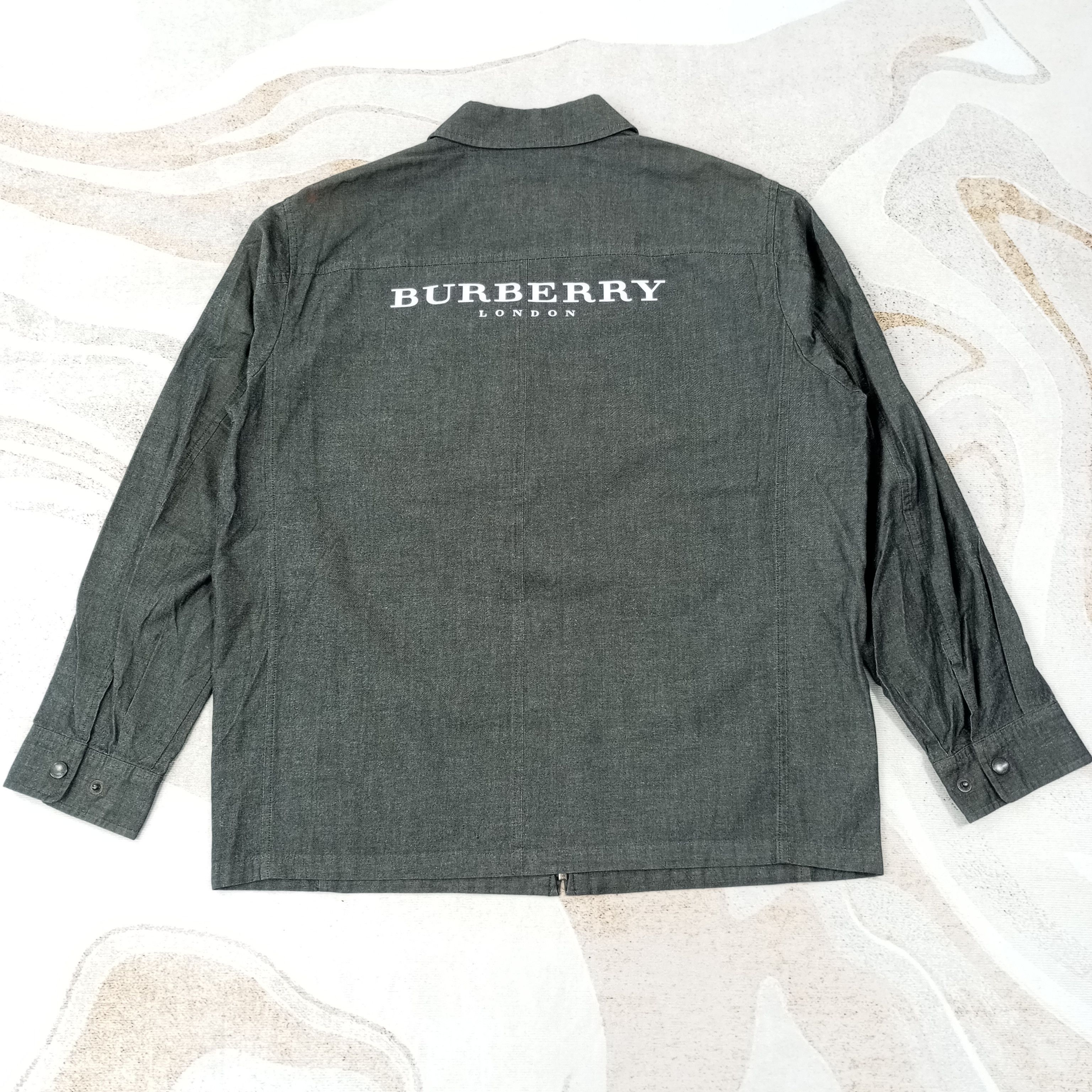 Burberry × Vintage Burberry London Custom Art Jacket c222n17 Size US L / EU 52-54 / 3 - 1 Thumbnail