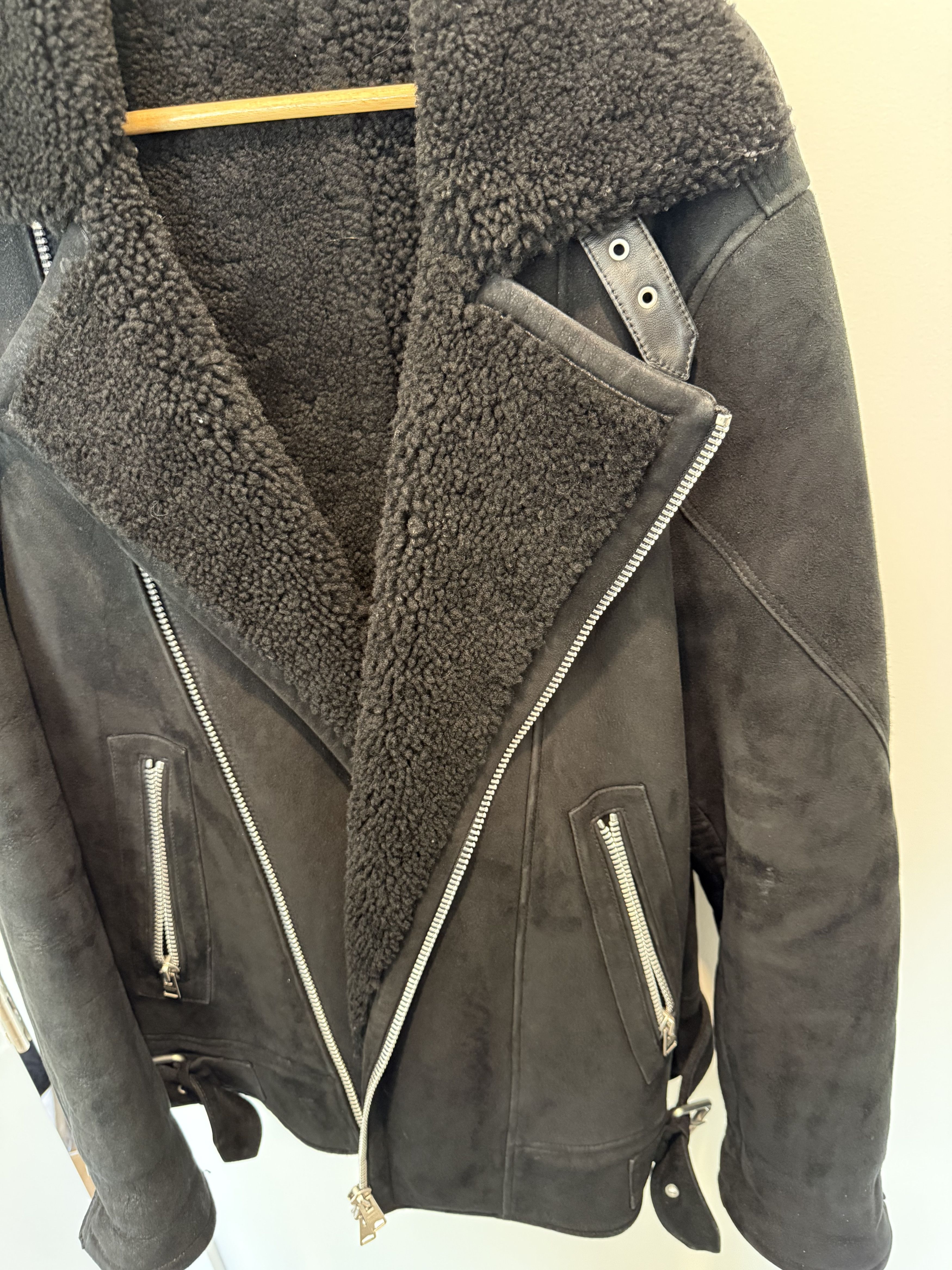 Allsaints Shearling Flight Jacket Allsaints Size US XL / EU 56 / 4 - 2 Thumbnail