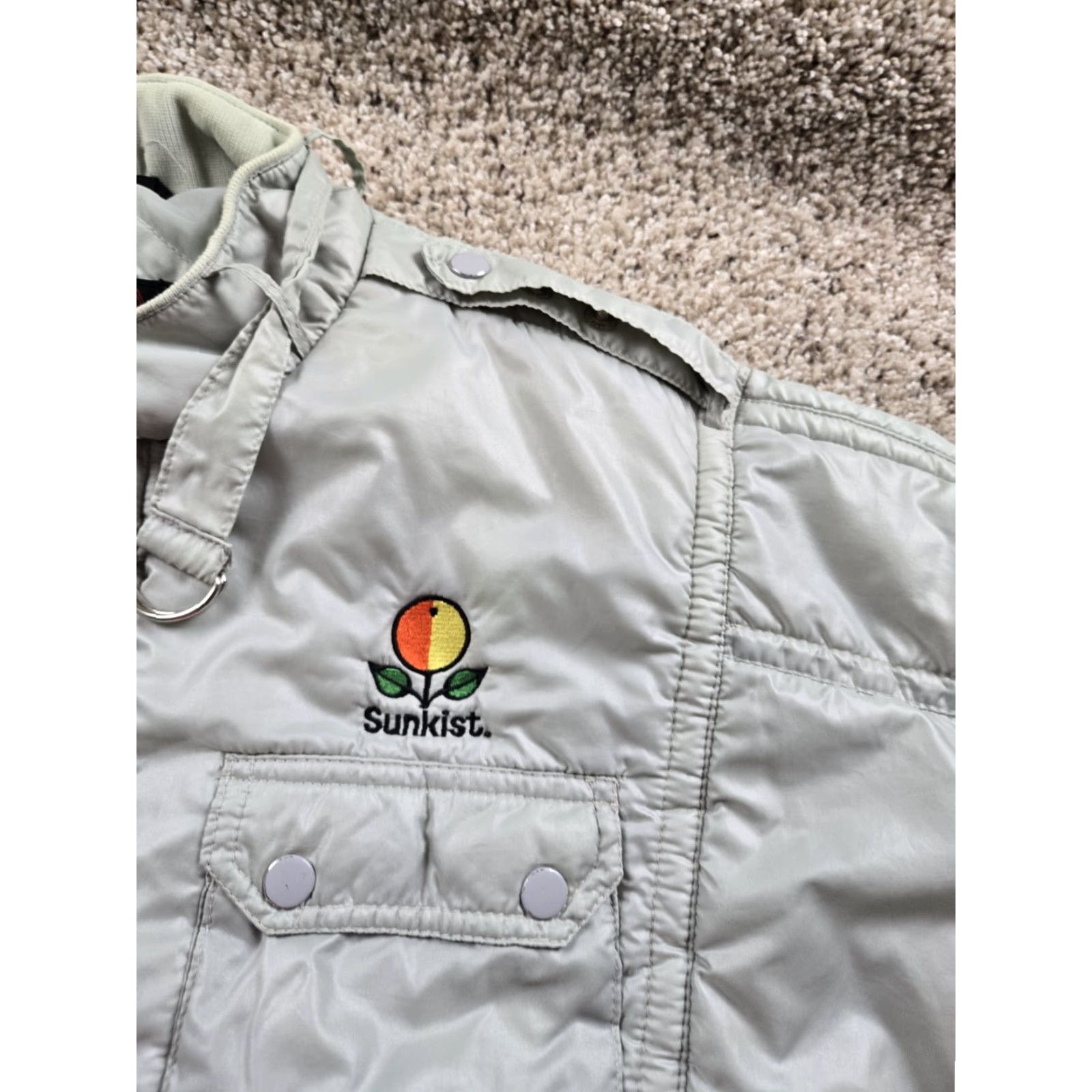 Vintage VINTAGE Upstream Racing Division Jacket Large Gray Full Zip 1980s Nylon Sportswear Mens Size US L / EU 52-54 / 3 - 6 Thumbnail