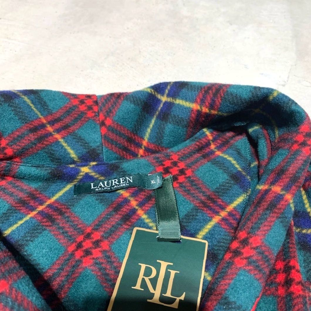 Ralph Lauren Lauren Ralph Lauren Plaid Nightgown Long Sleeve Fleece Gown Women XL Red Size XL / US 12-14 / IT 48-50 - 5 Thumbnail