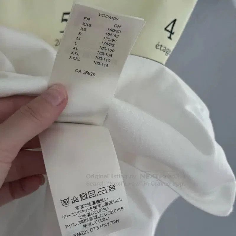 Louis Vuitton Louis Vuitton Men's White Cotton T-Shirt . Size US M / EU 48-50 / 2 - 6 Thumbnail