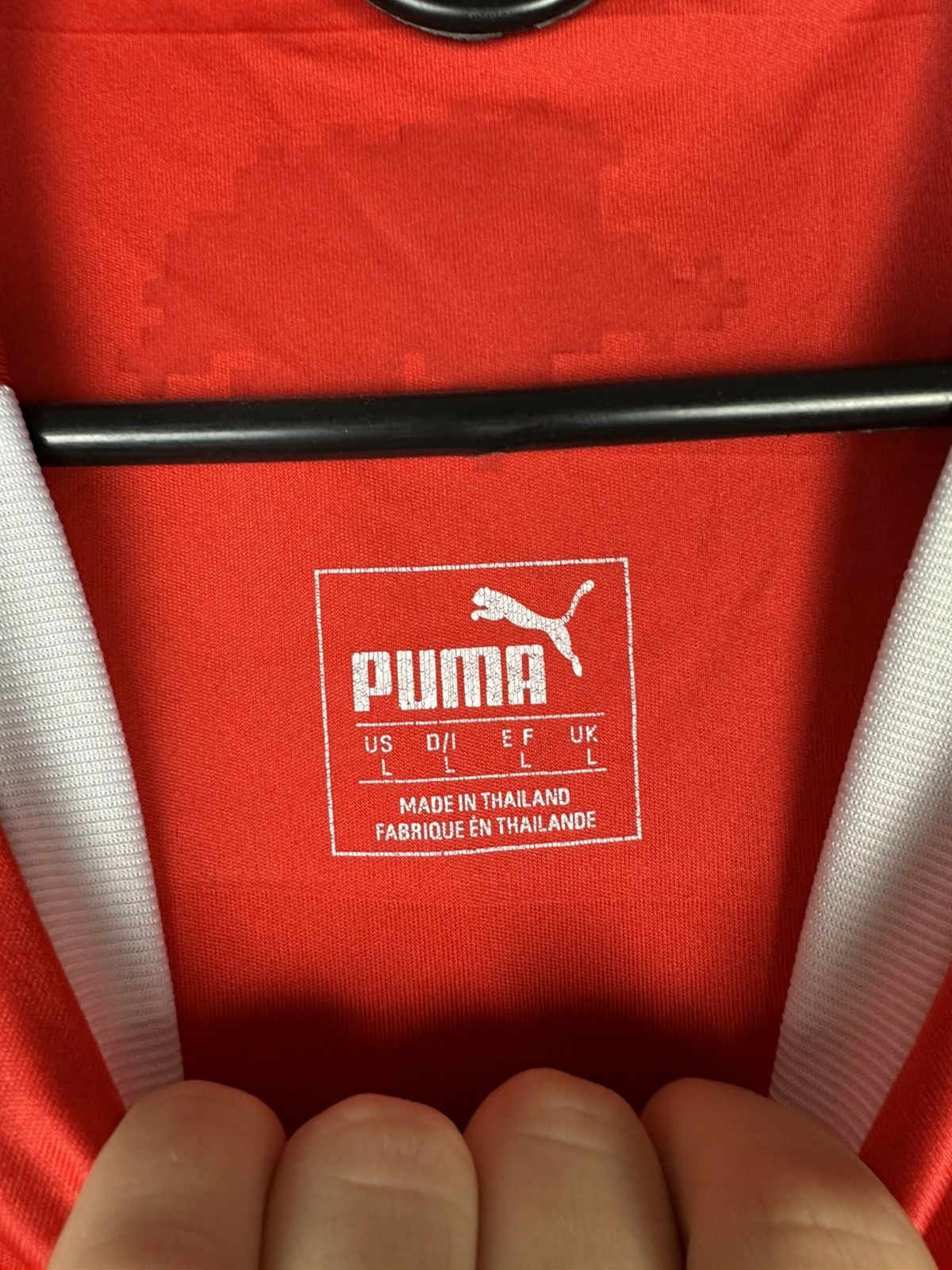 Puma SWITZERLAND 2016 2018 HOME FOOTBALL SHIRT SOCCER JERSEY L Size US L / EU 52-54 / 3 - 8 Thumbnail